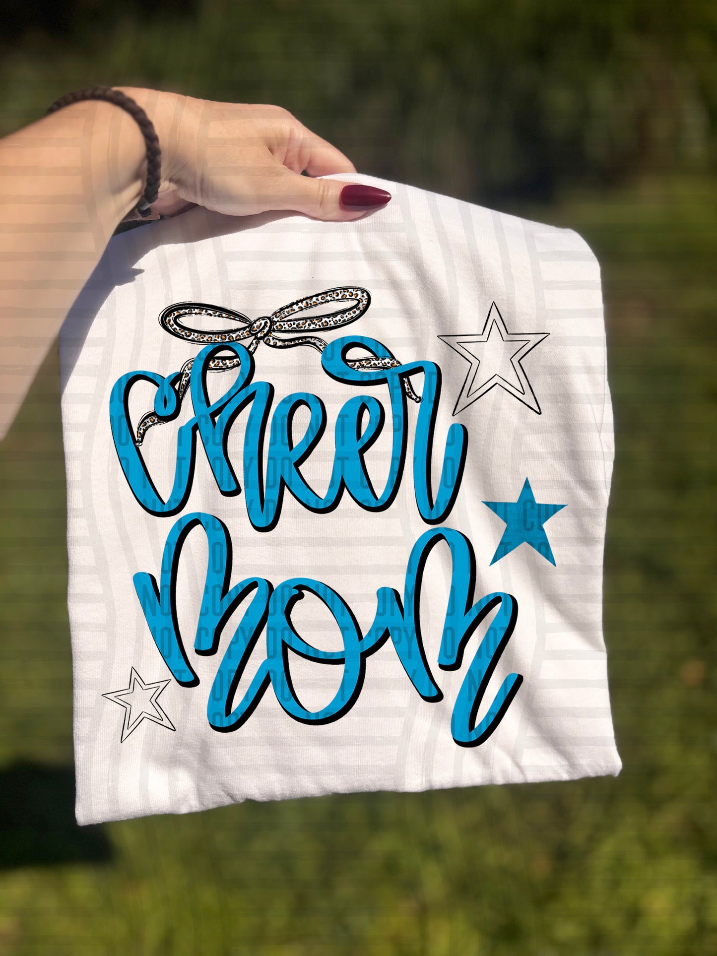 Cheer Mom - Color Dropdown - Digital Download 300DPI PNG FILE