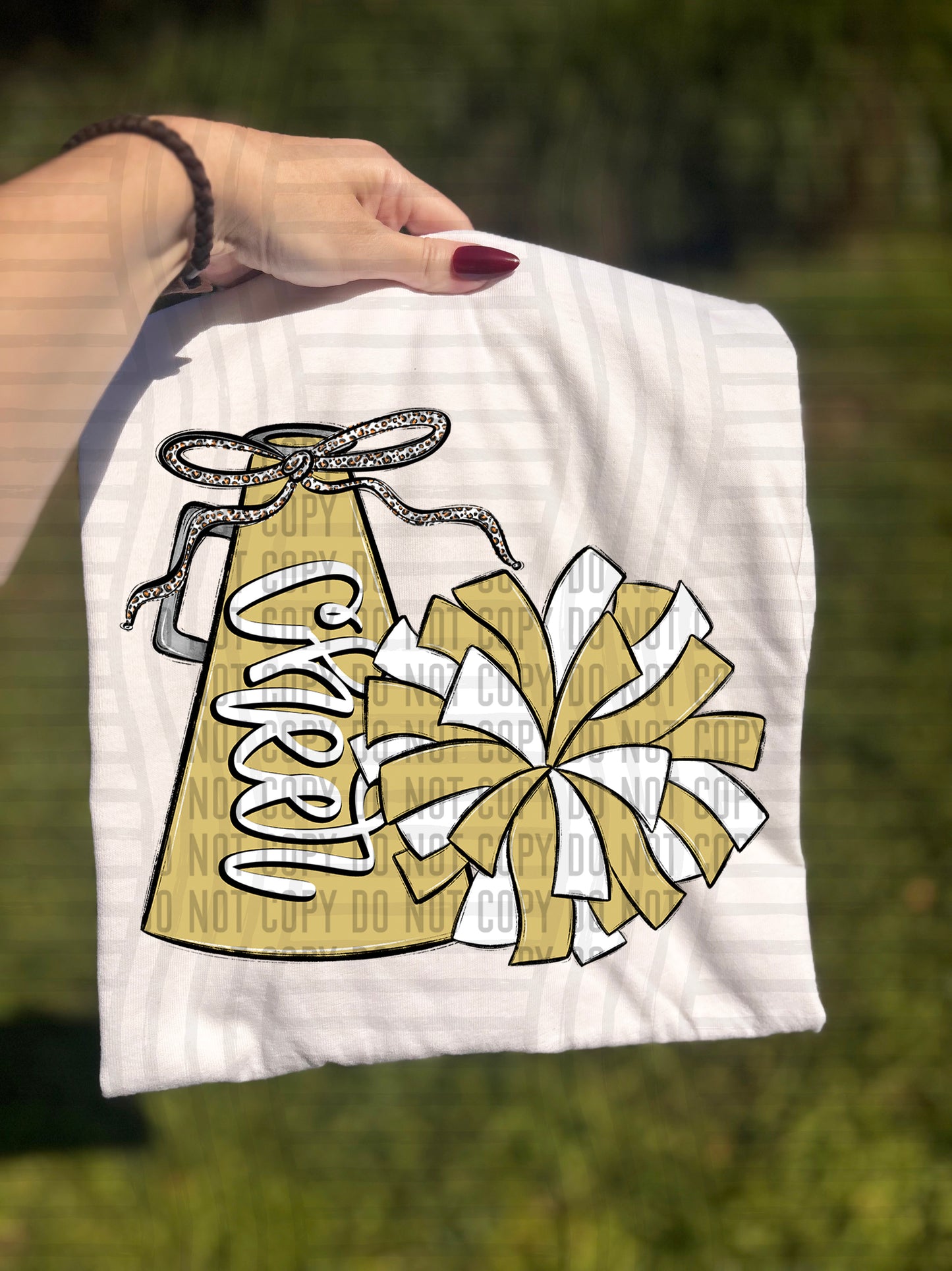 Cheer poms - Color Dropdown -Digital Download 300DPI PNG FILE