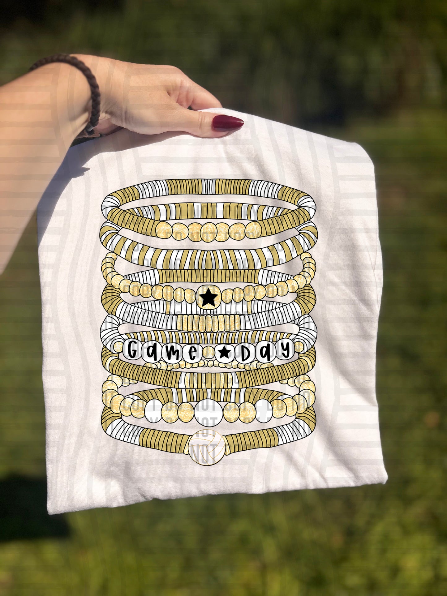 Bracelets - Volleyball - Color Dropdown Digital Download 300DPI PNG FILE