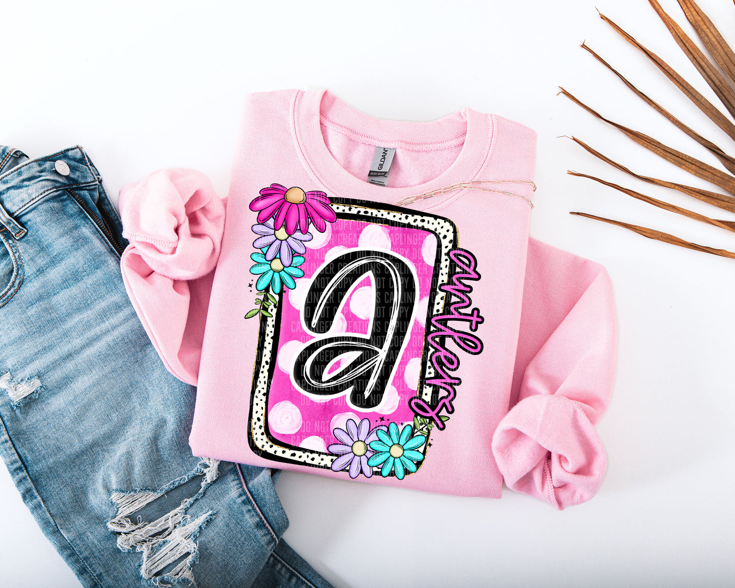 Floral bloom - Dropdown + CUSTOM Digital Download 300DPI PNG FILE