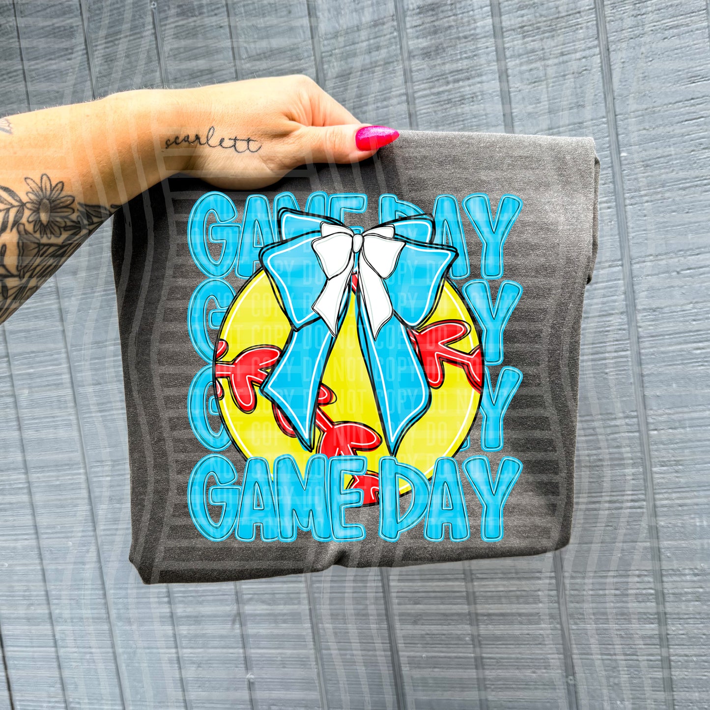 SOFTBALL - GAME DAY - Color Dropdown Digital Download 300DPI PNG FILE
