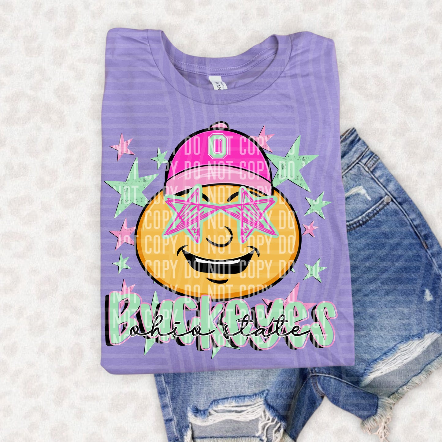 PREPPY STARRY EYED mascots pink/green BUNDLE - Digital download 300DPI PNG FILE