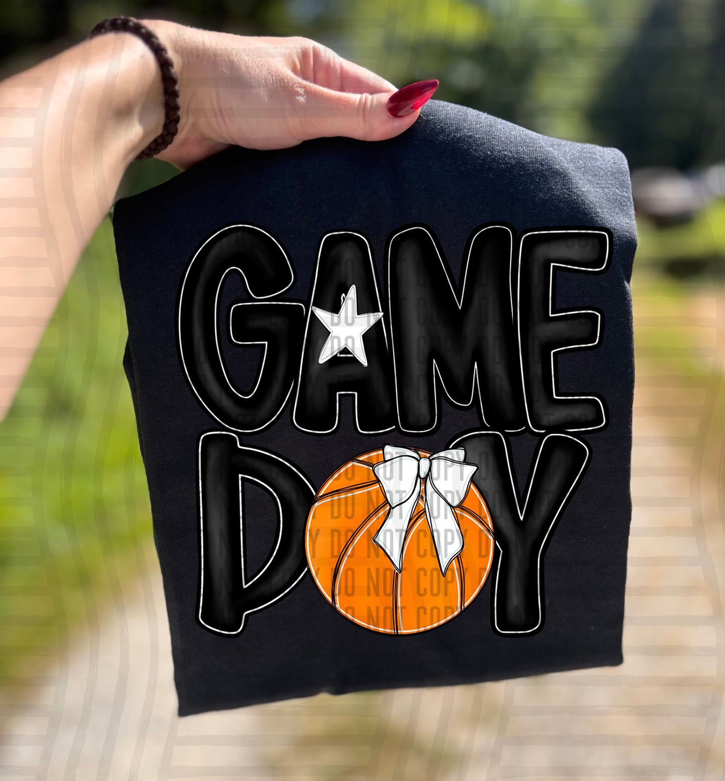 Basketball - GAME D Y - Color Dropdown Digital Download 300DPI PNG FILE