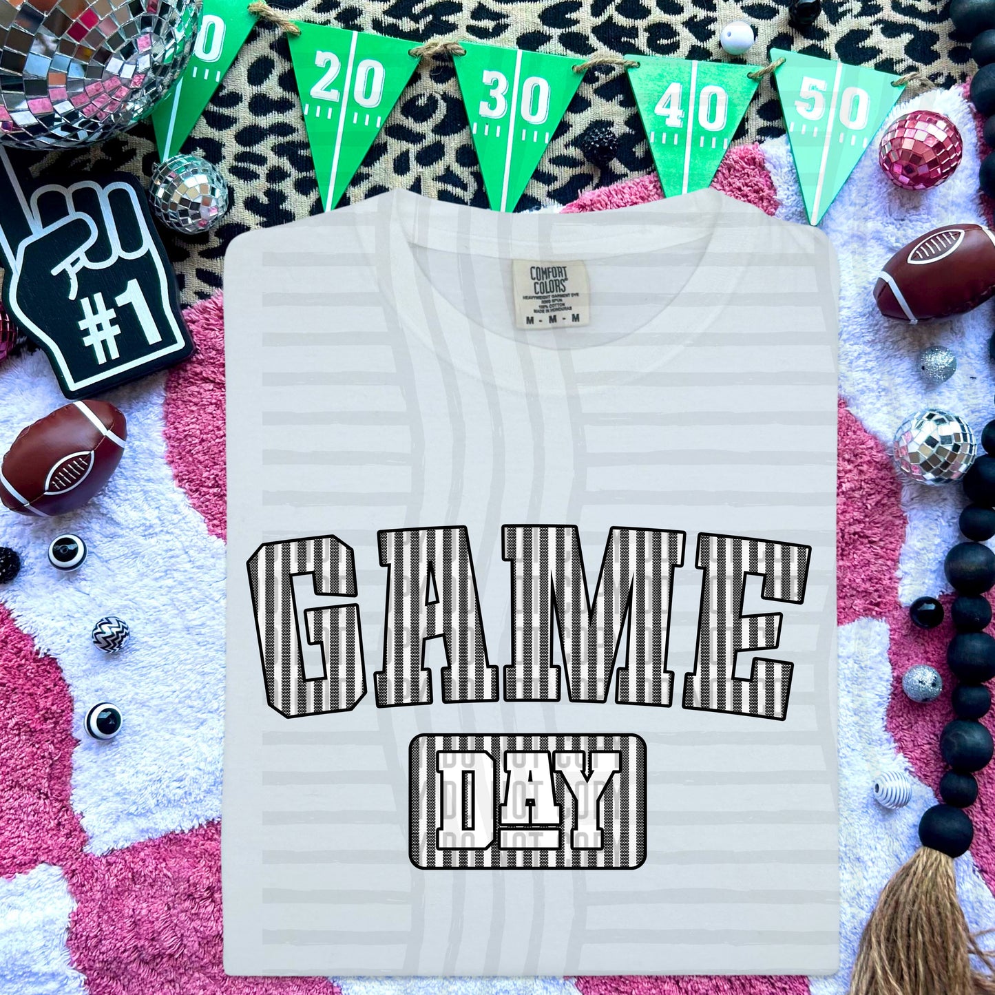 Game Day Seersucker - Color Dropdown Digital Download 300DPI PNG FILE