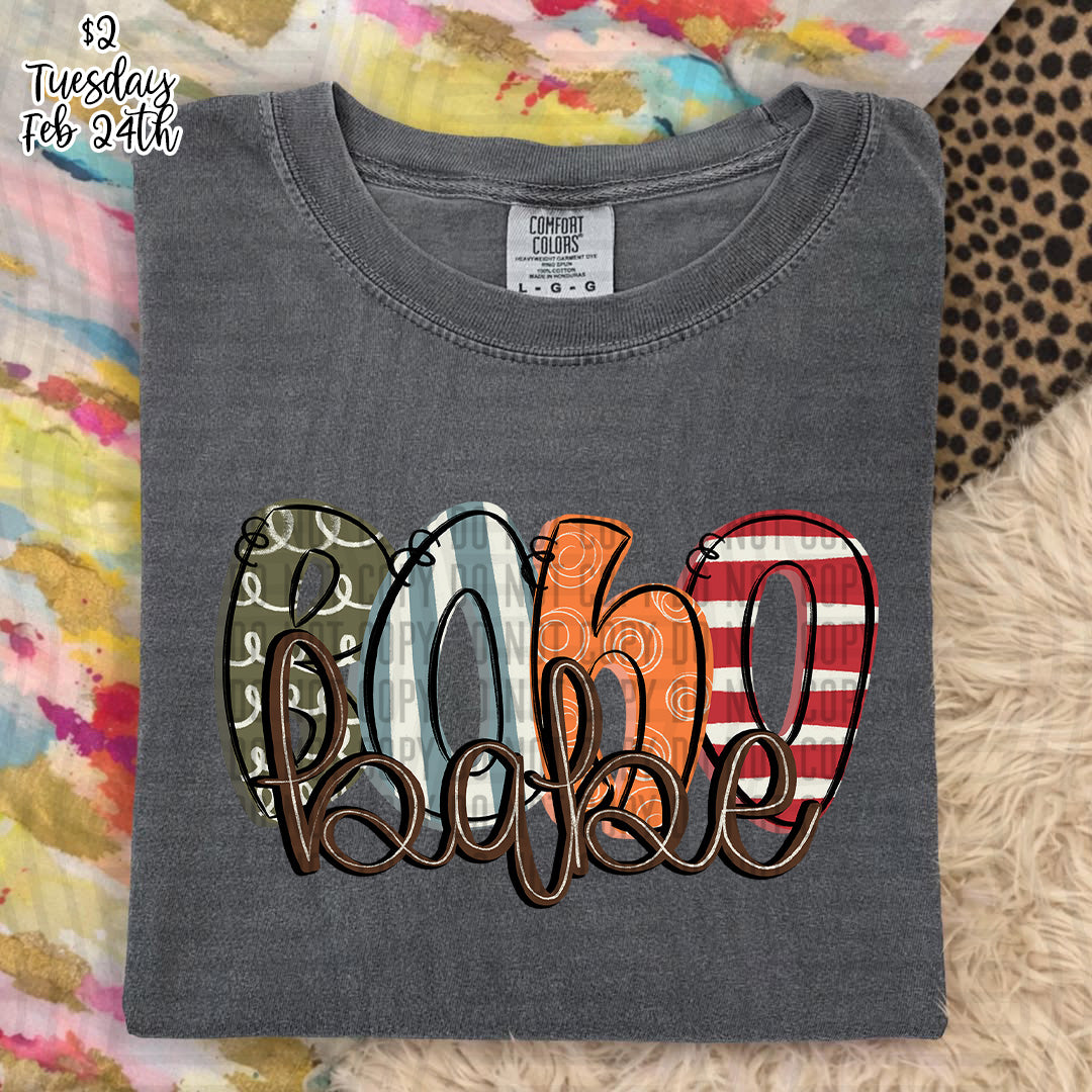 Boho Babe - Digital Download 300DPI PNG FILE