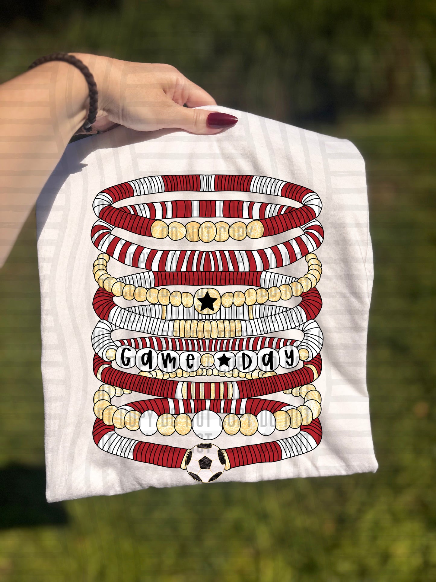 Bracelets - Soccer - Color Dropdown Digital Download 300DPI PNG FILE