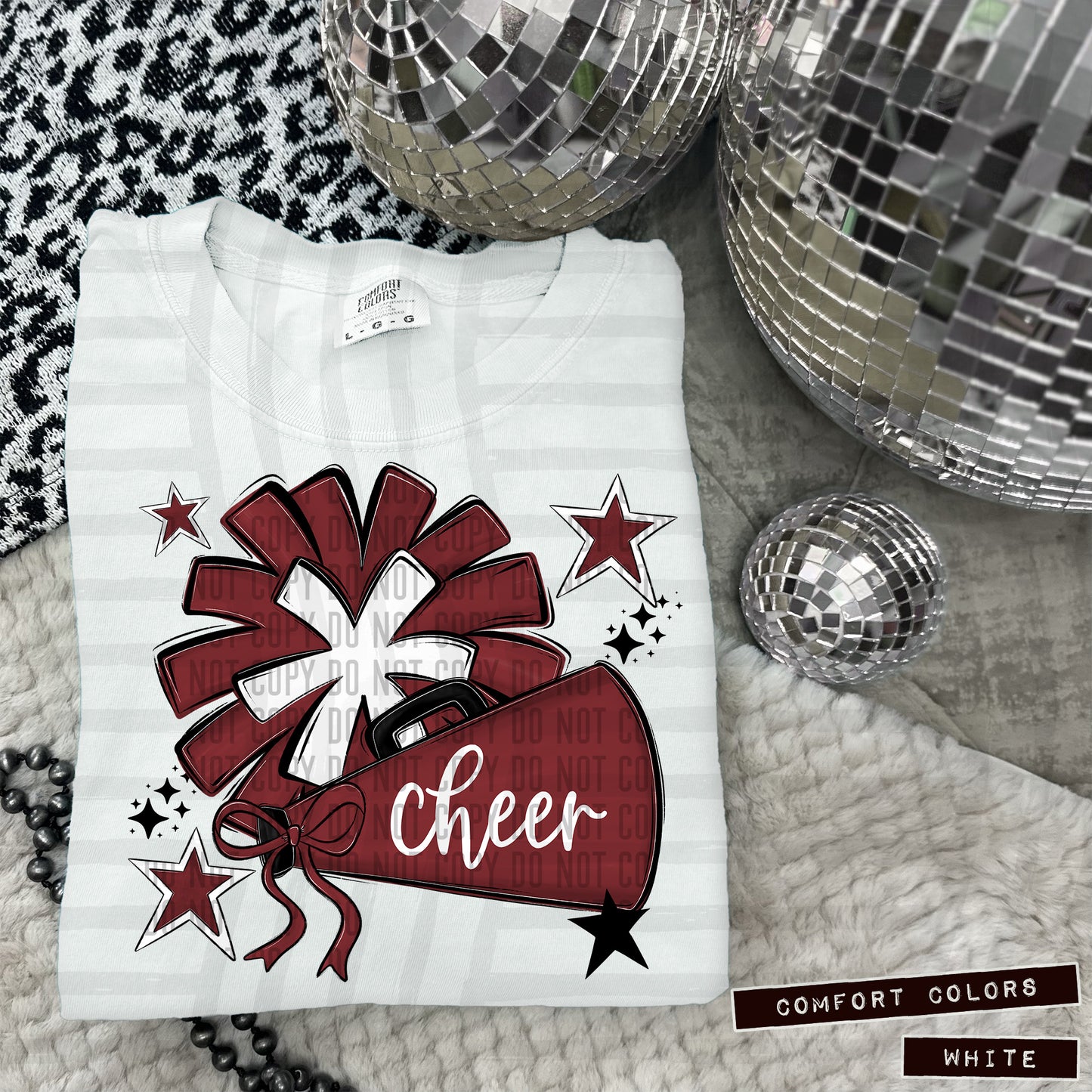 BLANK CHEER MEGAPHONE POM {NOT ELIGIBLE FOR DIGITAL RESALE} - Digital Download 300DPI PNG FILE
