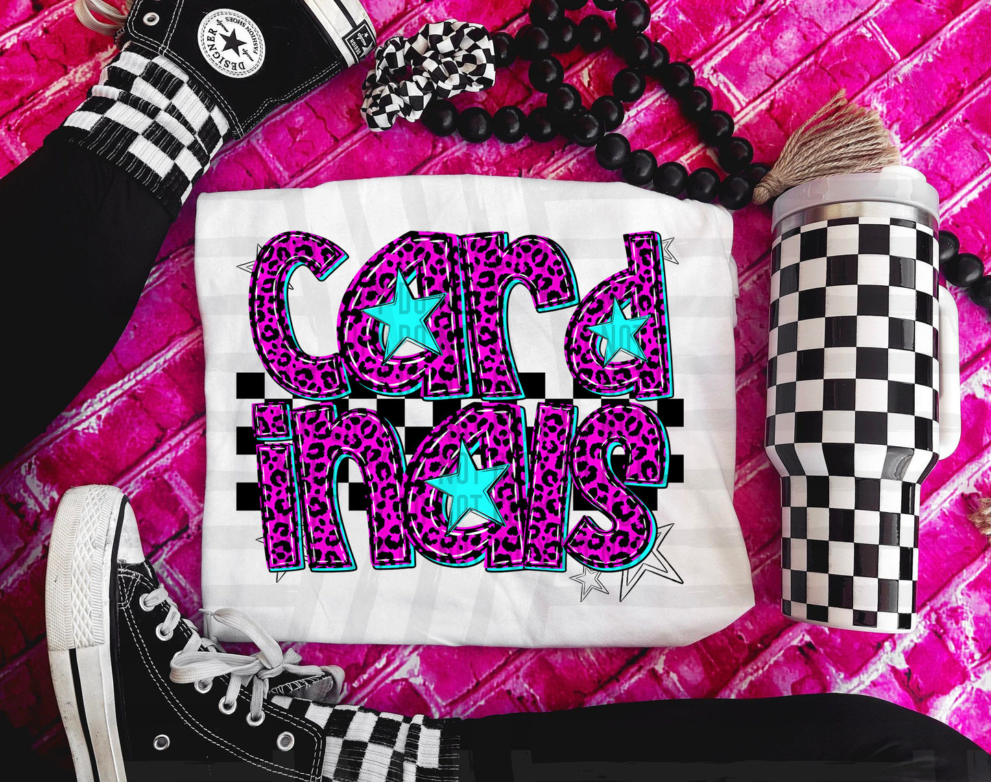 Pink checks - Dropdown + CUSTOM - Digital Download 300DPI PNG FILE