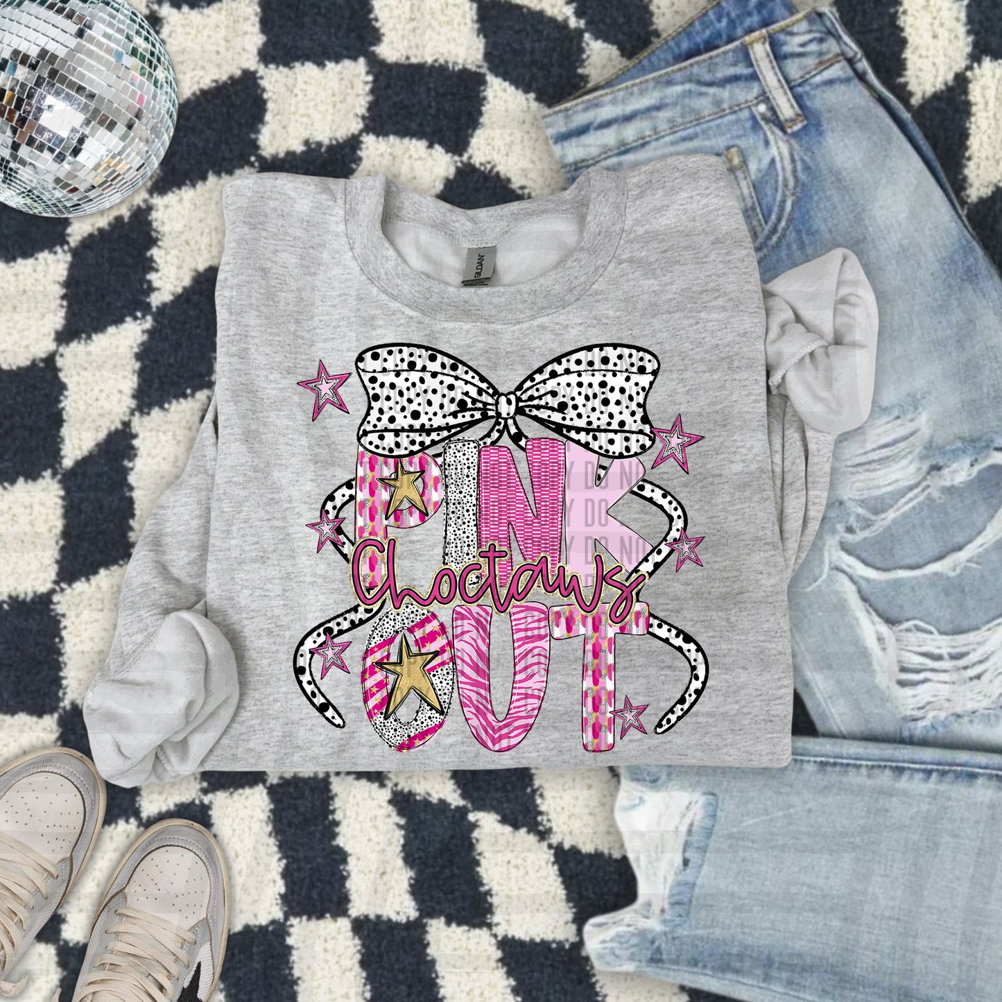 Pink Out Gold - Dropdown + CUSTOM - Digital Download 300DPI PNG FILE