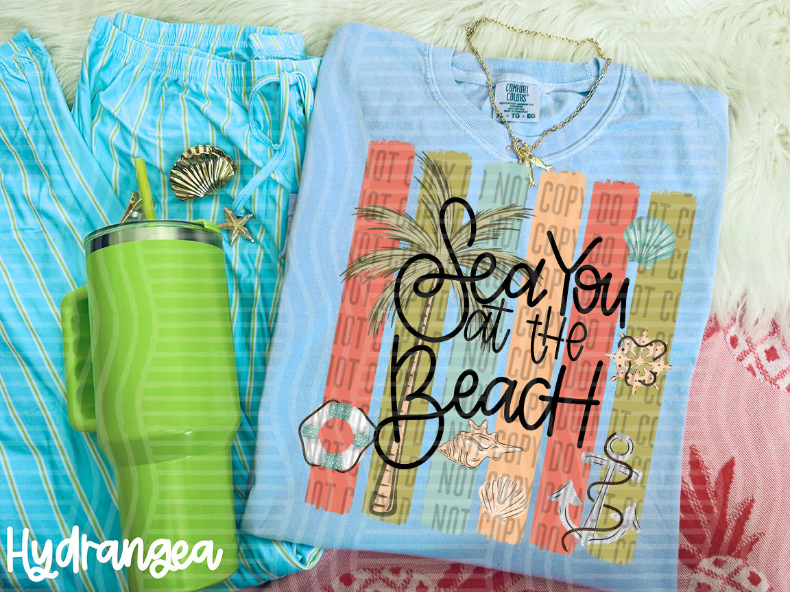 Sea you at the Beach- Digital Download 300DPI PNG FILE