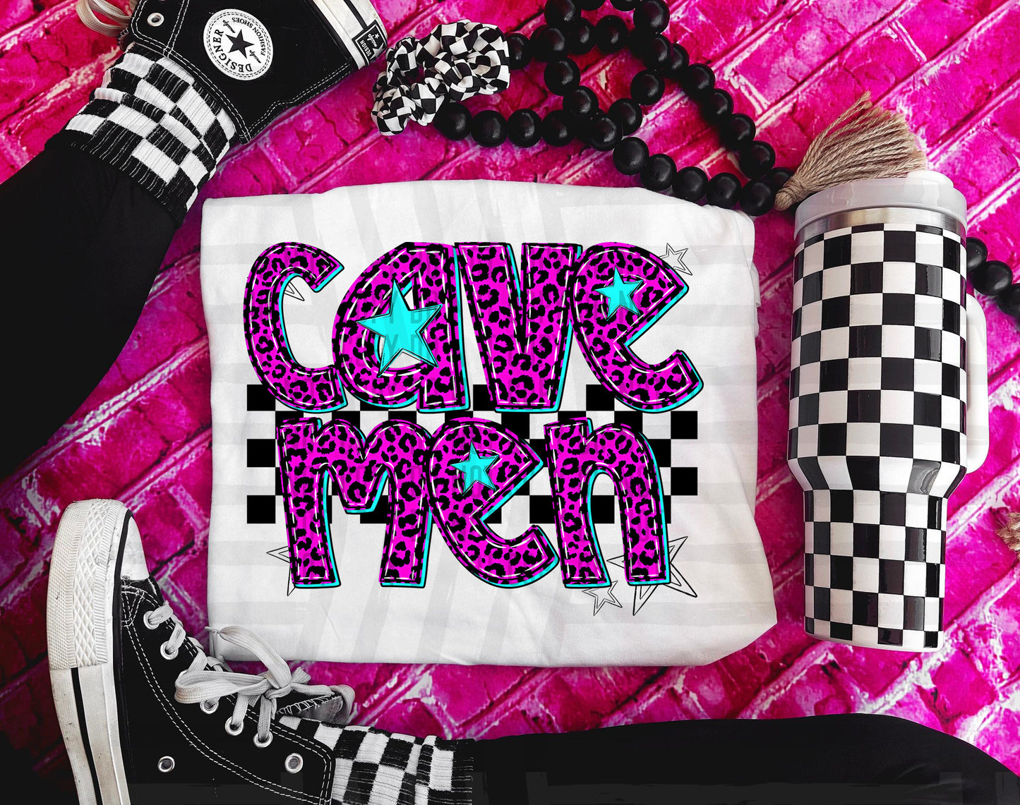 Pink checks - Dropdown + CUSTOM - Digital Download 300DPI PNG FILE