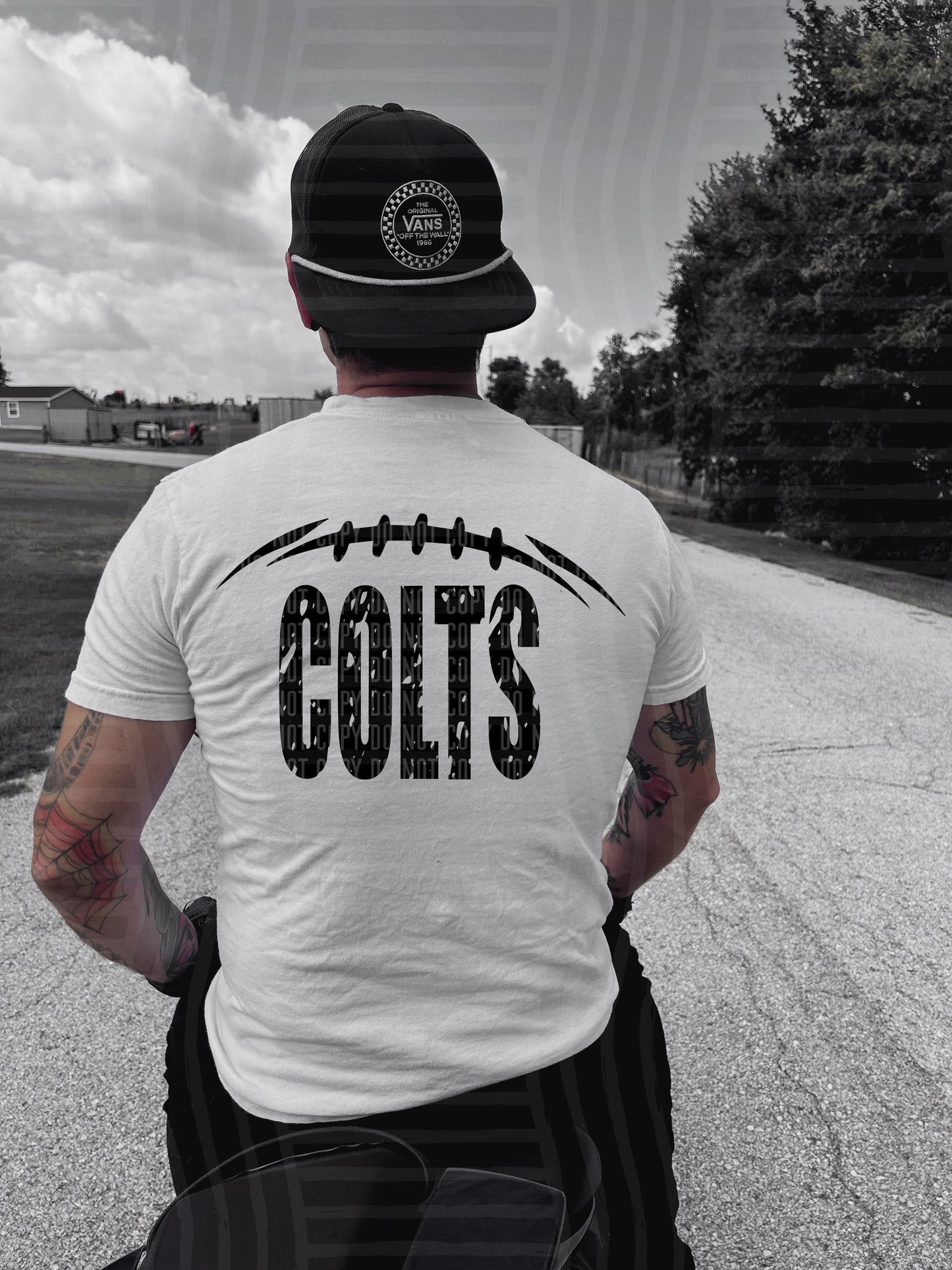 SOLID BLACK FOOTBAL - Dropdown + Custom- Digital Download 300DPI PNG FILE