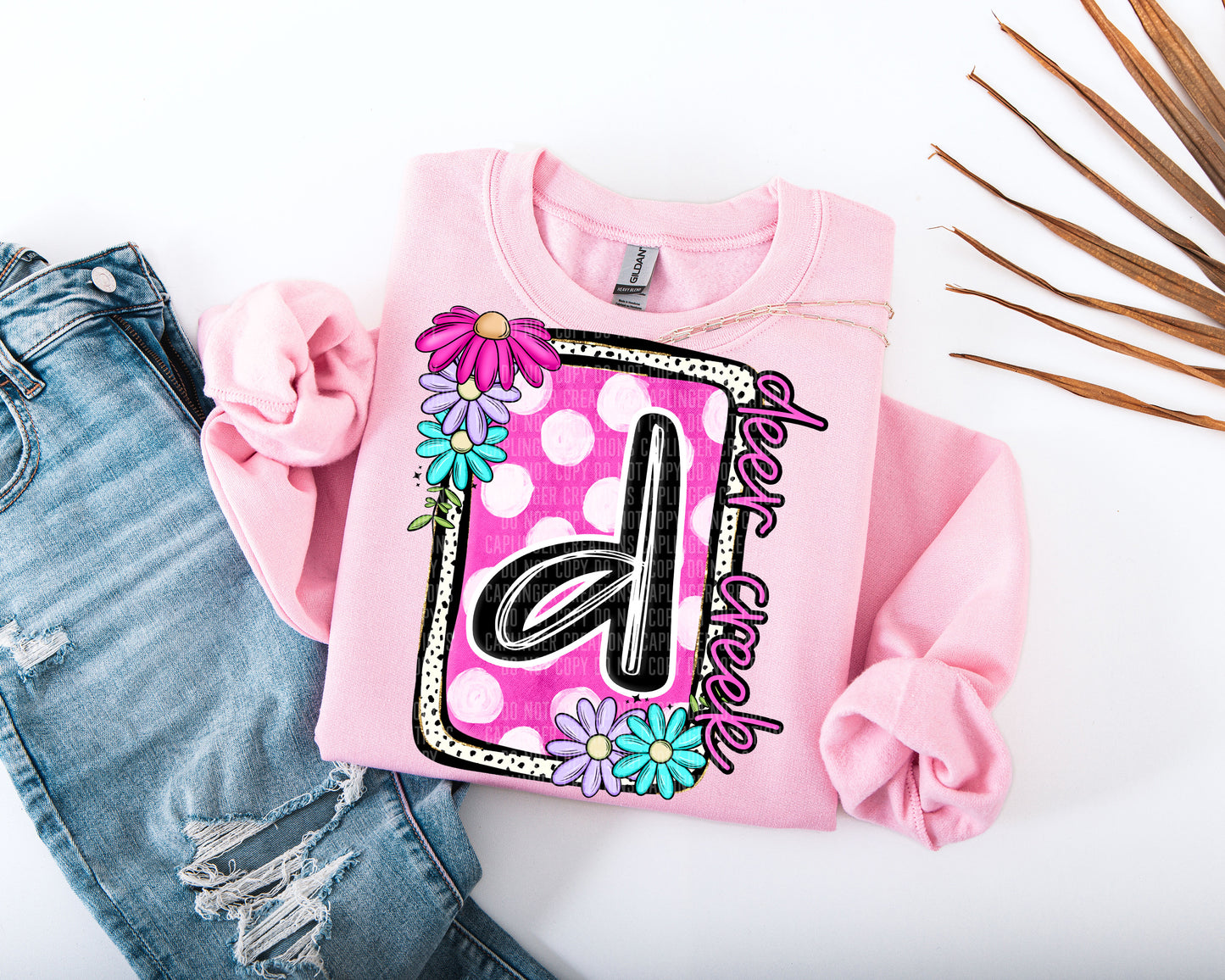 Floral bloom - Dropdown + CUSTOM Digital Download 300DPI PNG FILE
