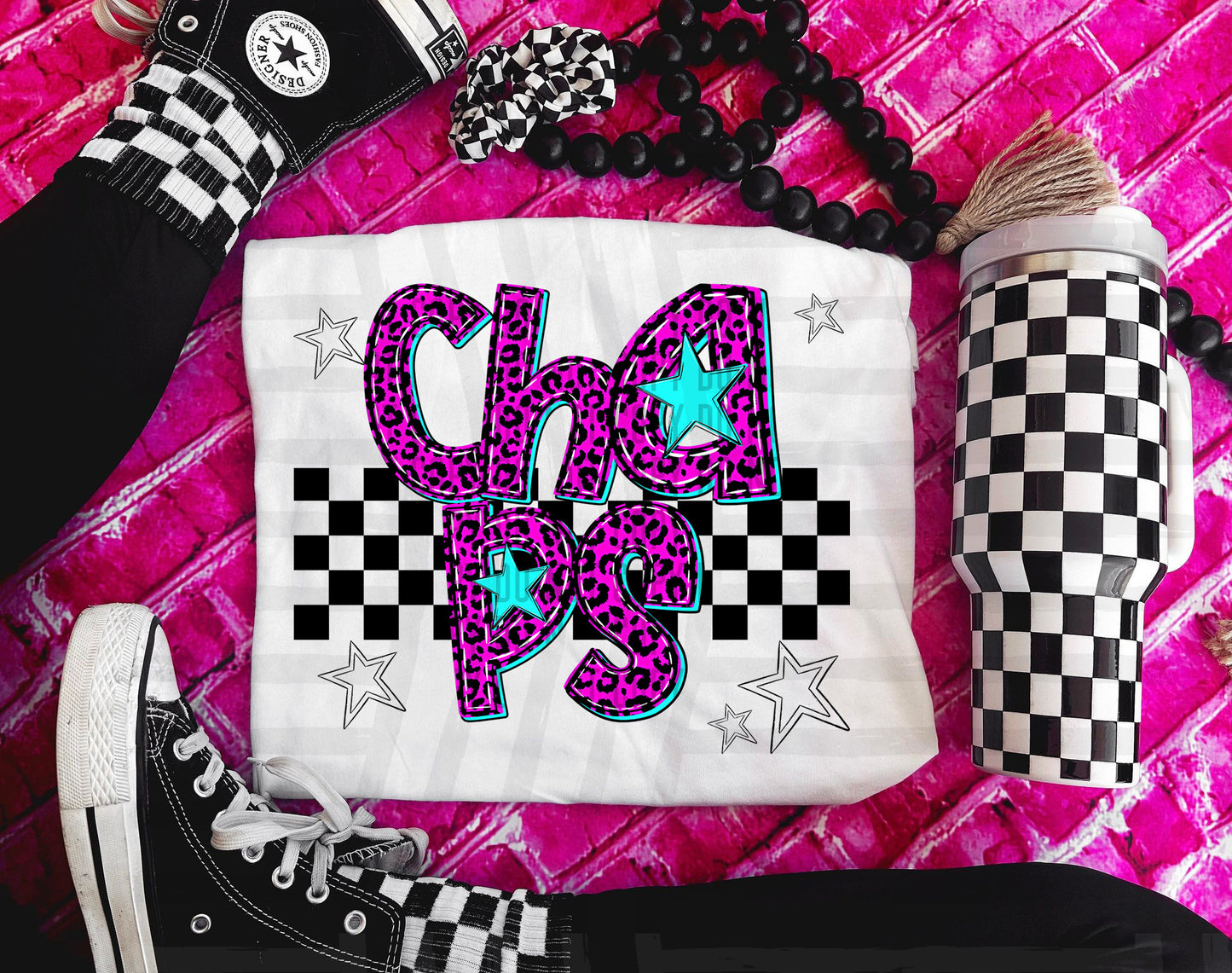 Pink checks - Dropdown + CUSTOM - Digital Download 300DPI PNG FILE