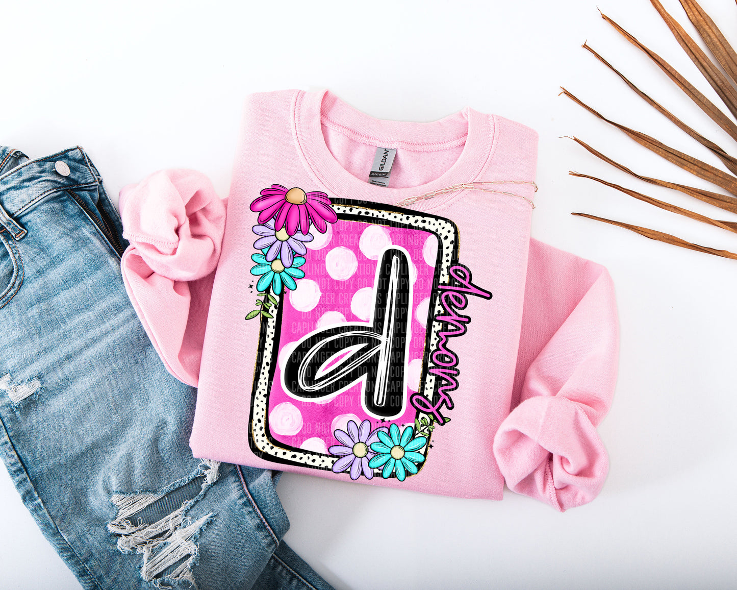 Floral bloom - Dropdown + CUSTOM Digital Download 300DPI PNG FILE