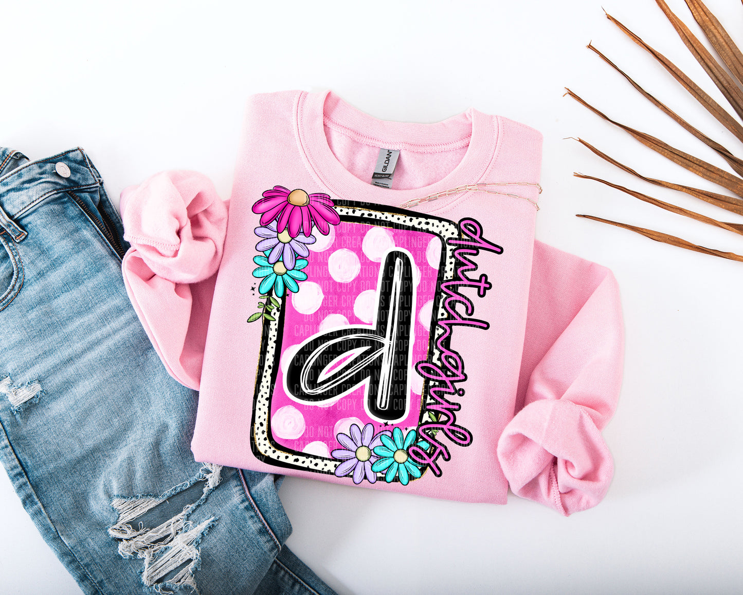 Floral bloom - Dropdown + CUSTOM Digital Download 300DPI PNG FILE