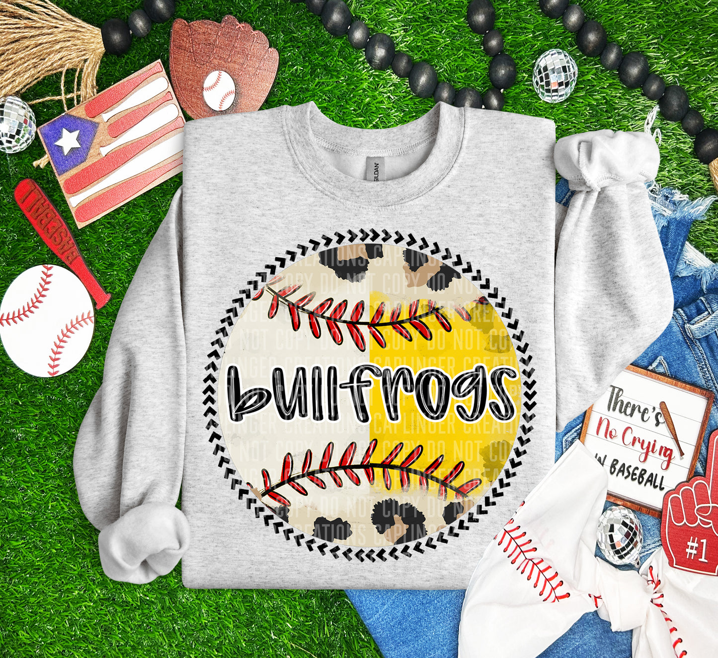 HALF BASEBALL / HALF SOFTBALL - Dropdown + CUSTOM Digital Download 300DPI PNG FILE