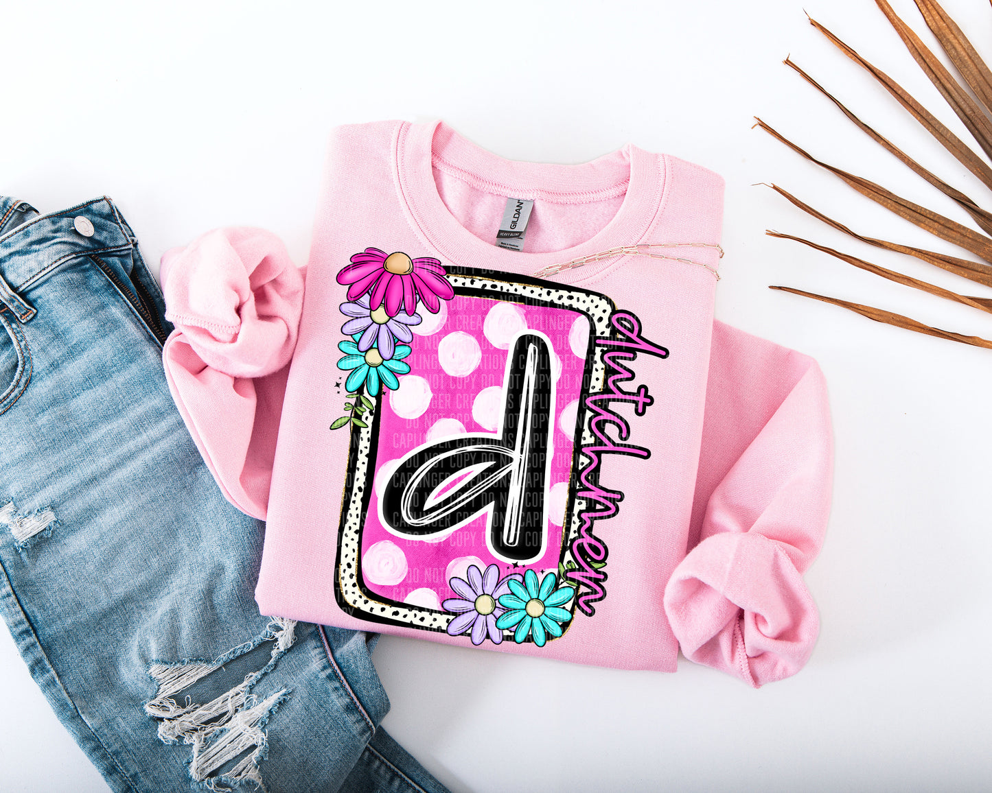 Floral bloom - Dropdown + CUSTOM Digital Download 300DPI PNG FILE