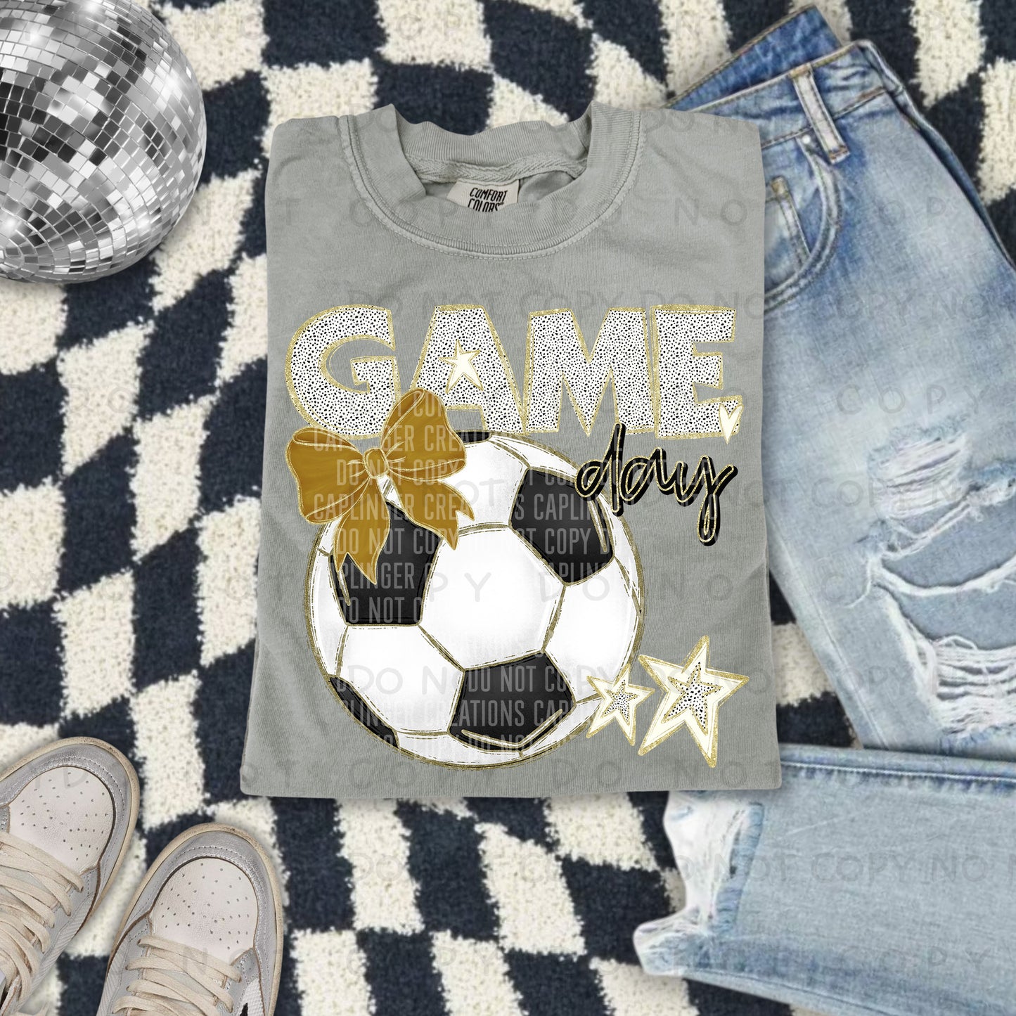 Game Day Soccer - Color Dropdown Digital Download 300DPI PNG FILE