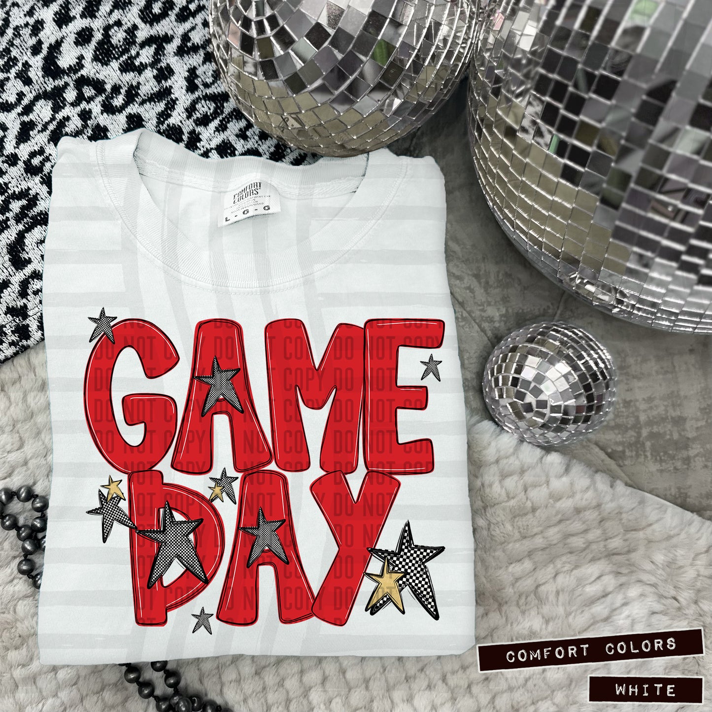 CheckMate Game Day Collection 2 files included Gold/Silver- Color Dropdown Digital Download 300DPI PNG FILE