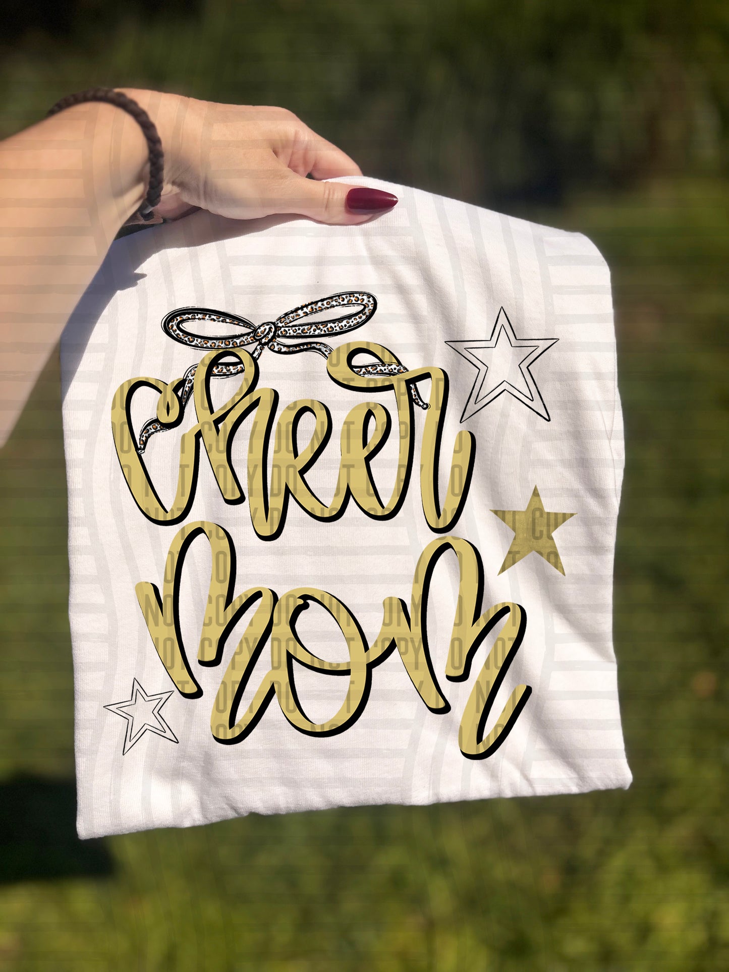 Cheer Mom - Color Dropdown - Digital Download 300DPI PNG FILE