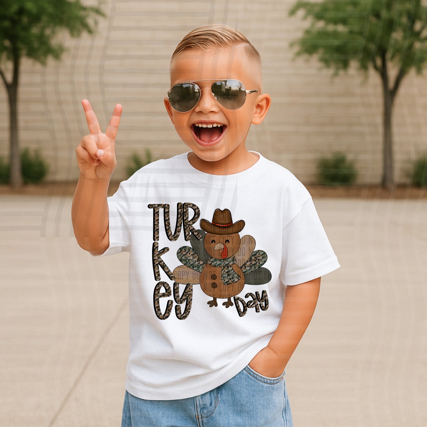 Turkey Day - Hand drawn and painted - 300DPI PNG FILE