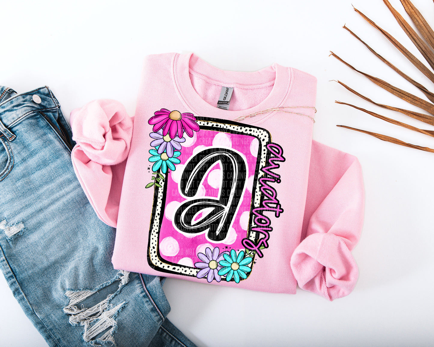 Floral bloom - Dropdown + CUSTOM Digital Download 300DPI PNG FILE
