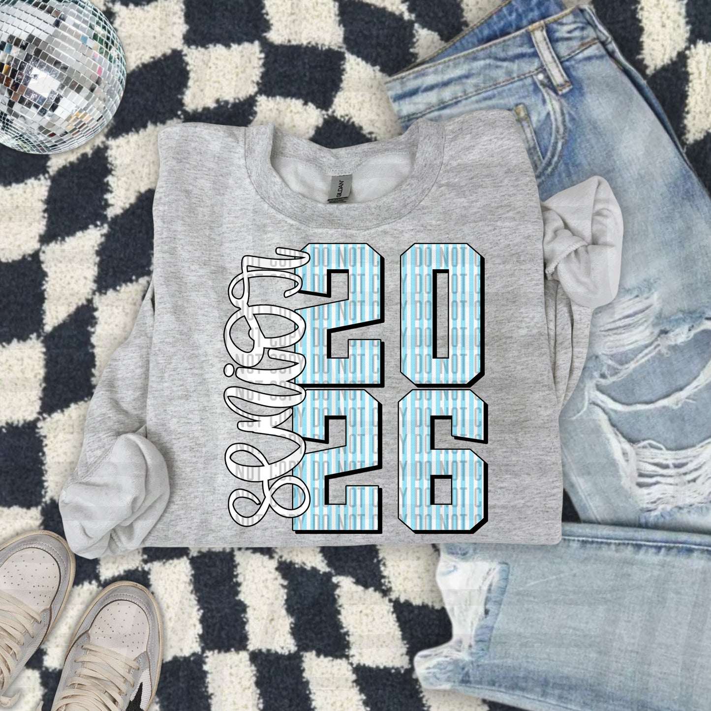 Senior 2026 - Choose your color - Digital Download 300DPI PNG FILE