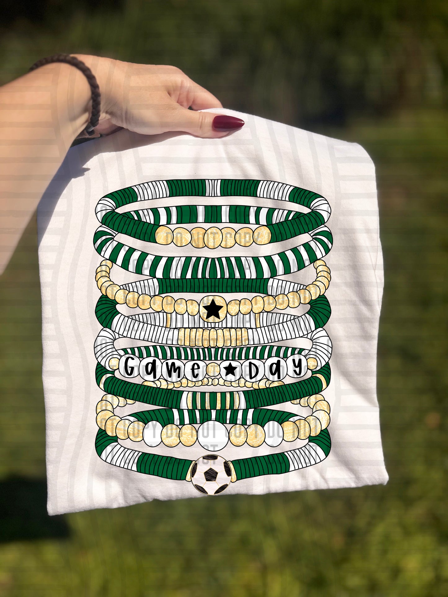 Bracelets - Soccer - Color Dropdown Digital Download 300DPI PNG FILE