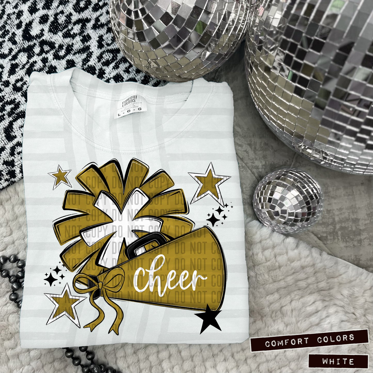 BLANK CHEER MEGAPHONE POM {NOT ELIGIBLE FOR DIGITAL RESALE} - Digital Download 300DPI PNG FILE