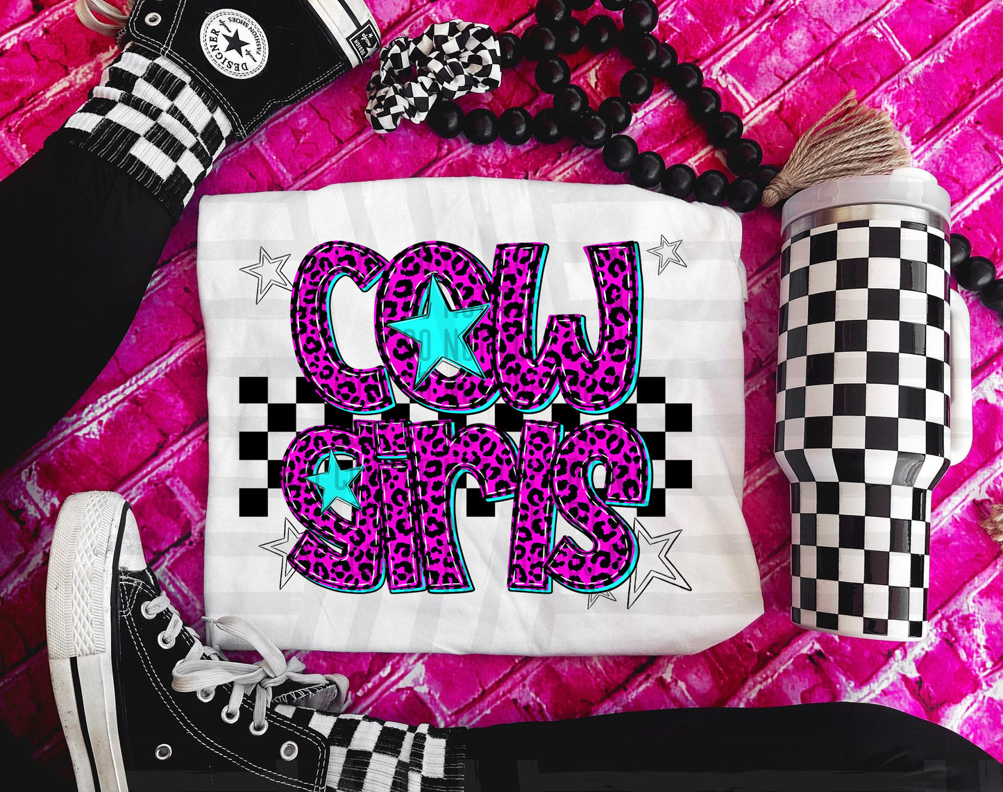 Pink checks - Dropdown + CUSTOM - Digital Download 300DPI PNG FILE