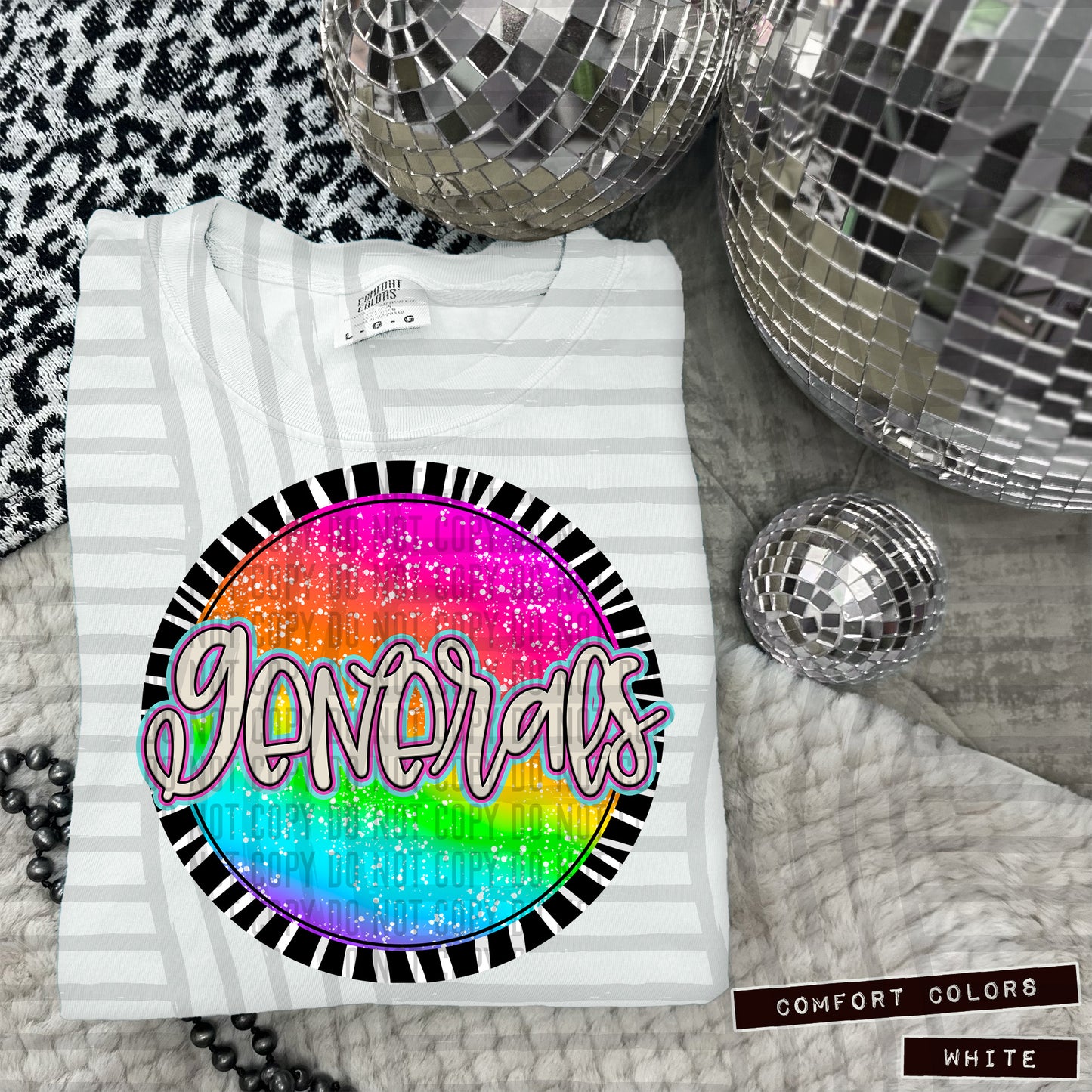 Rainbow Splatter Circles Mascots - Digital Download 300DPI PNG FILE