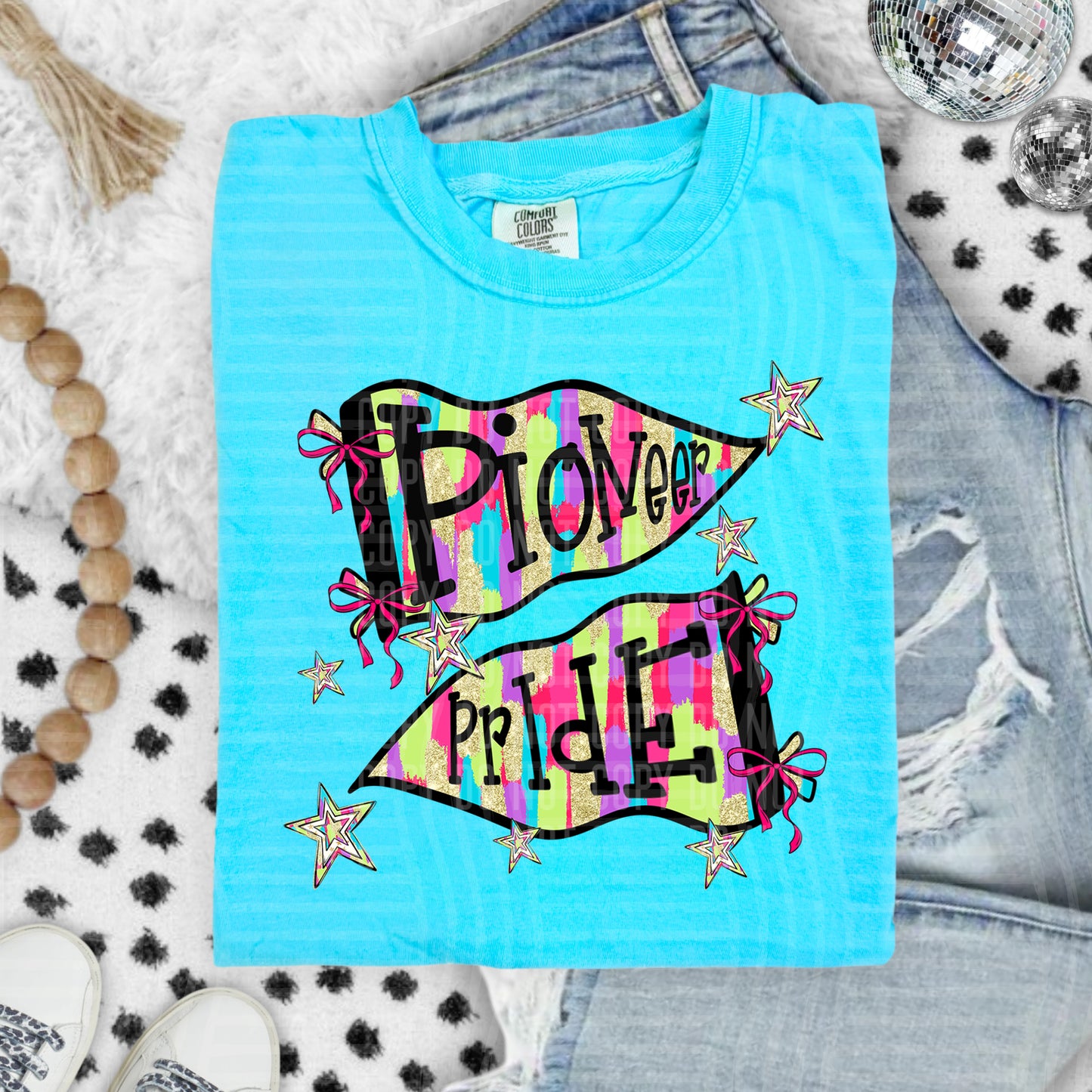Bright Preppy Flag - Digital Download 300DPI PNG FILE