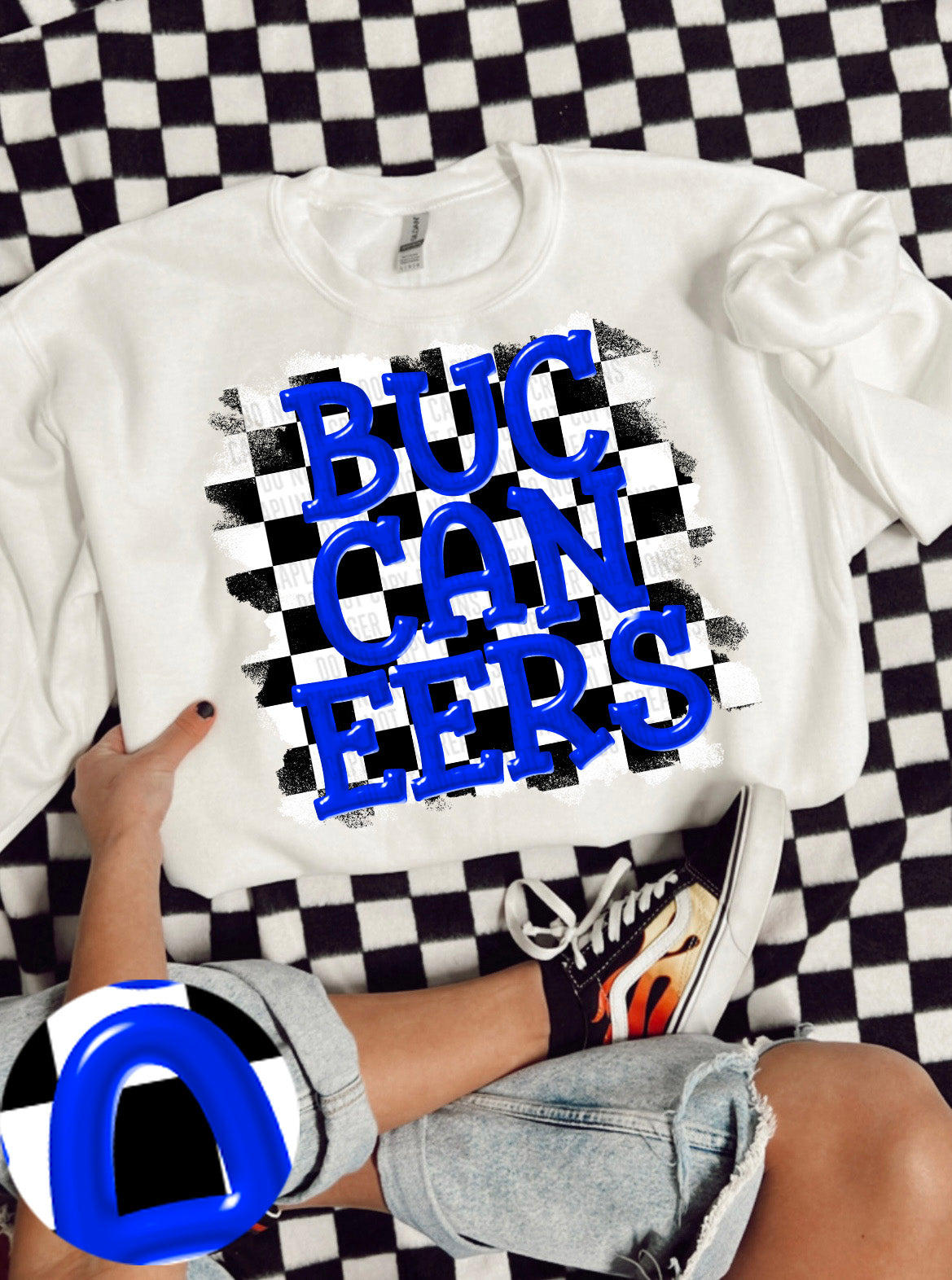 CUSTOM 3D effect checkered background - Digital download 300DPI PNG FILE