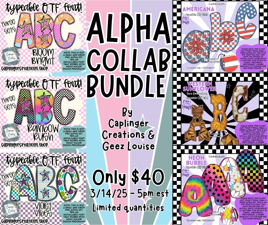 Caplinger Creations and Geez Louise - Digital download 300DPI PNG FILE