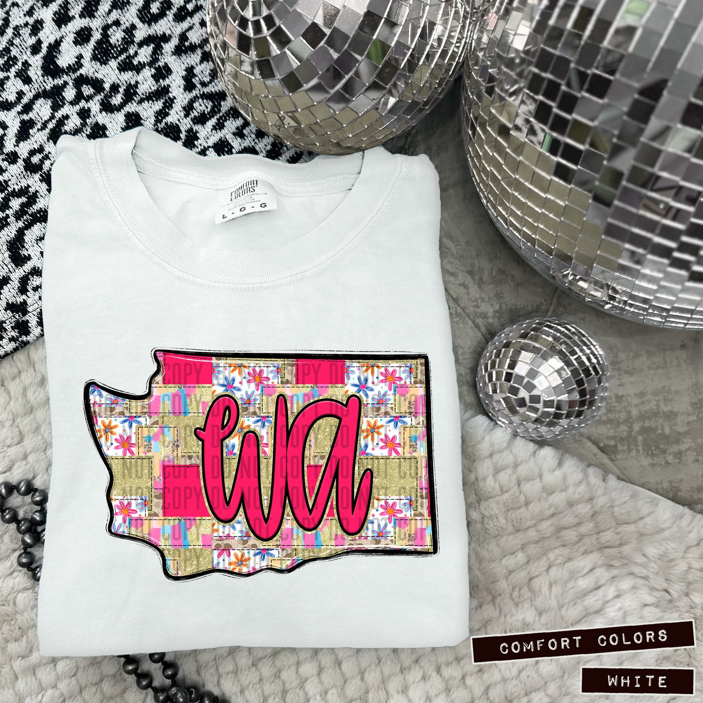 PICK A STATE - Bright Patches - Digital download 300DPI PNG FILE