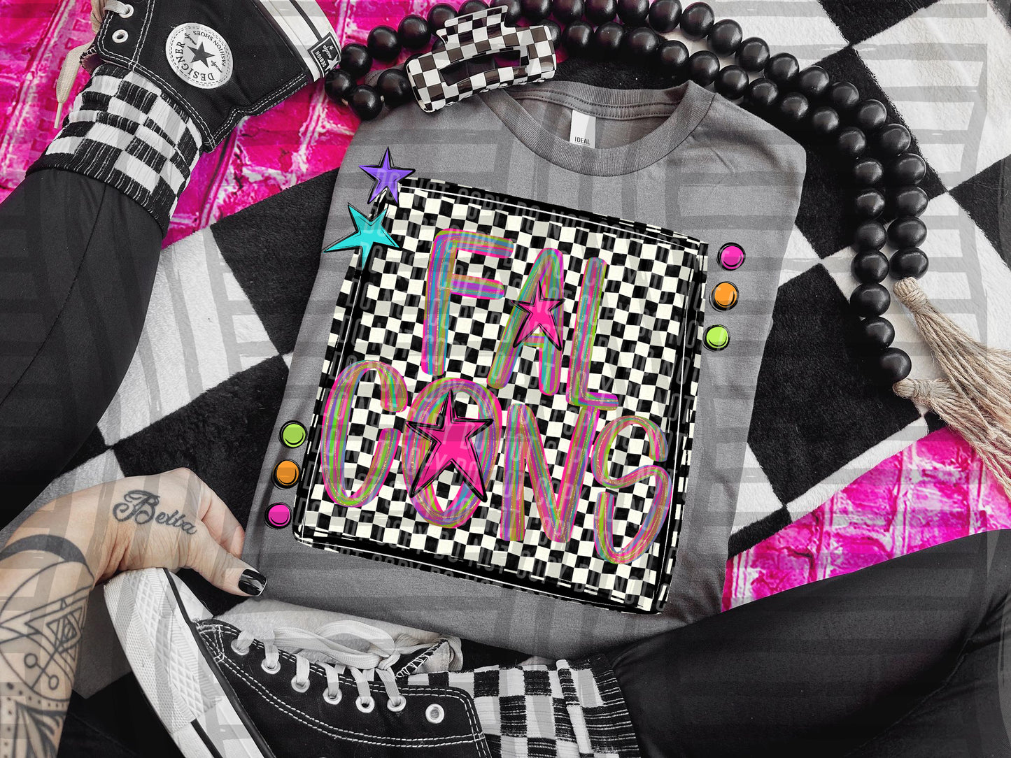 Pink Brushstrokes Preppy - Dropdown + CUSTOM- Digital Download 300DPI PNG FILE