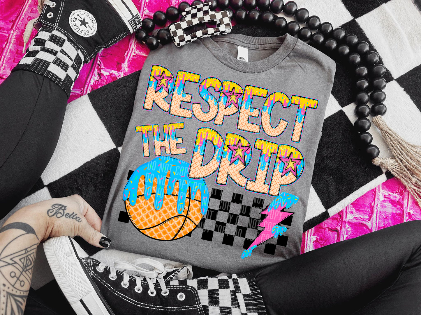 RESPECT THE DRIP - Dropdown Digital Download 300DPI PNG FILE