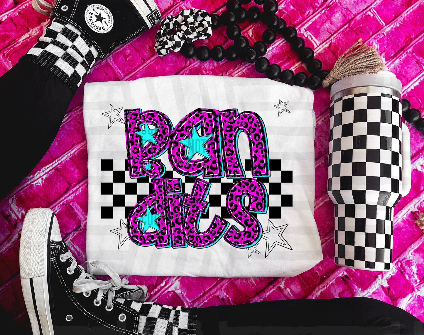 Pink checks - Dropdown + CUSTOM - Digital Download 300DPI PNG FILE