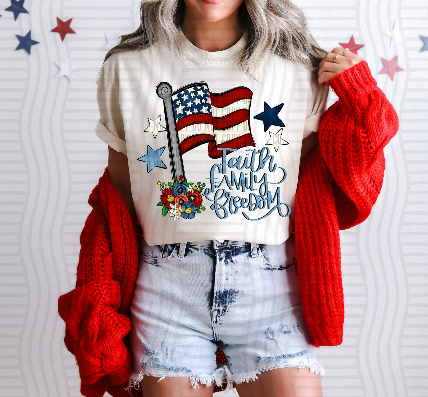 Faith Family & Freedom - Digital Download 300DPI PNG FILE