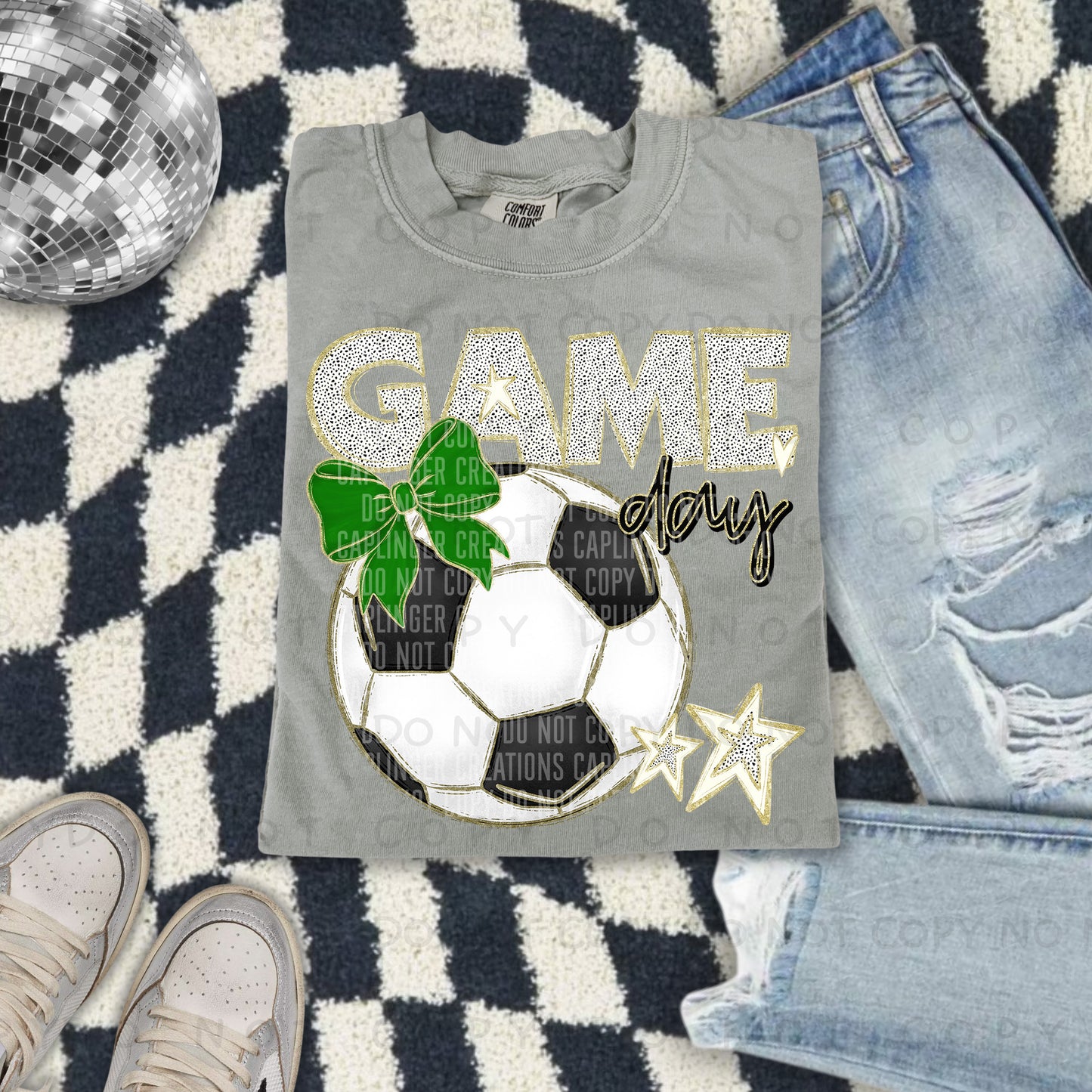 Game Day Soccer - Color Dropdown Digital Download 300DPI PNG FILE