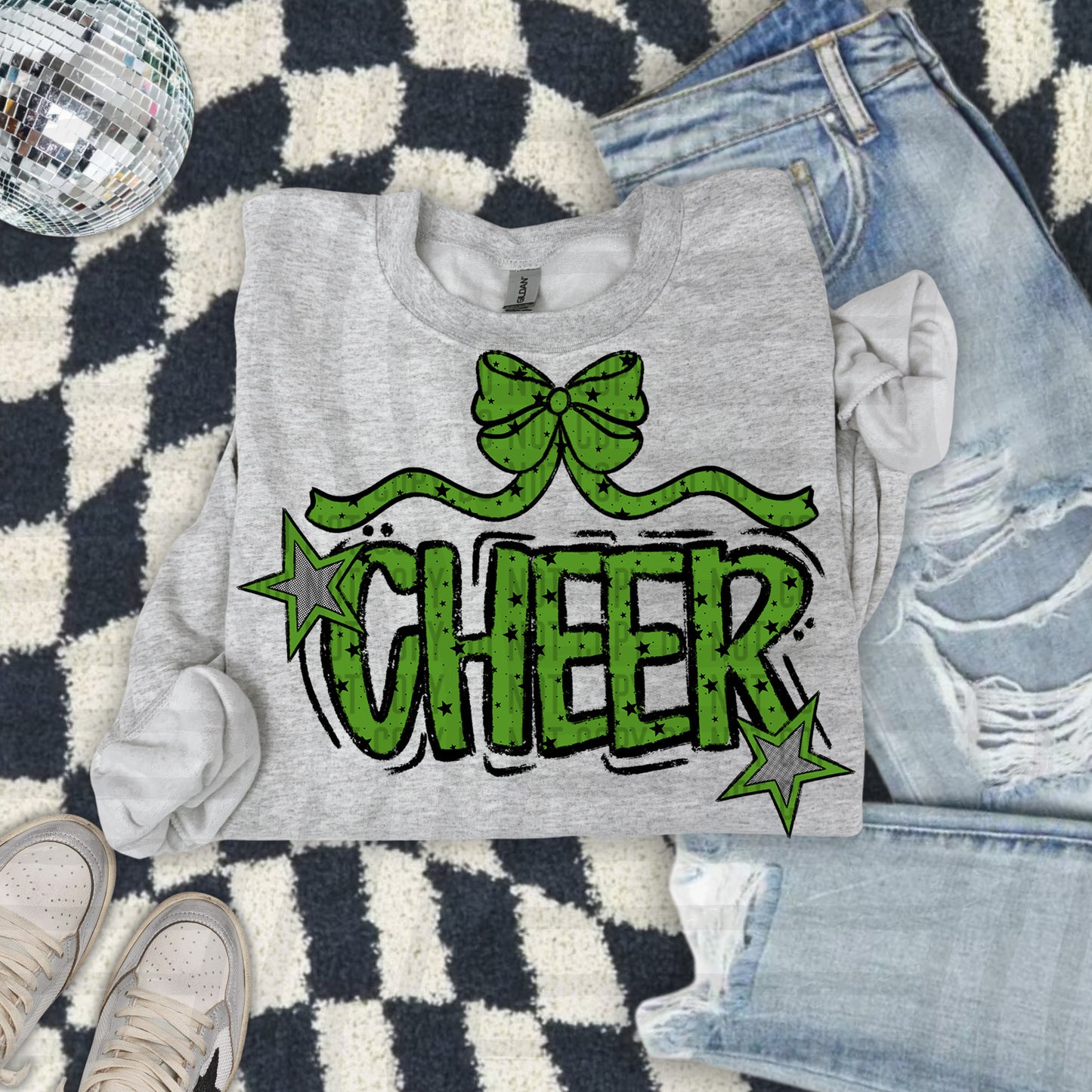 Cheer Bow - Choose your color - Digital Download 300DPI PNG FILE