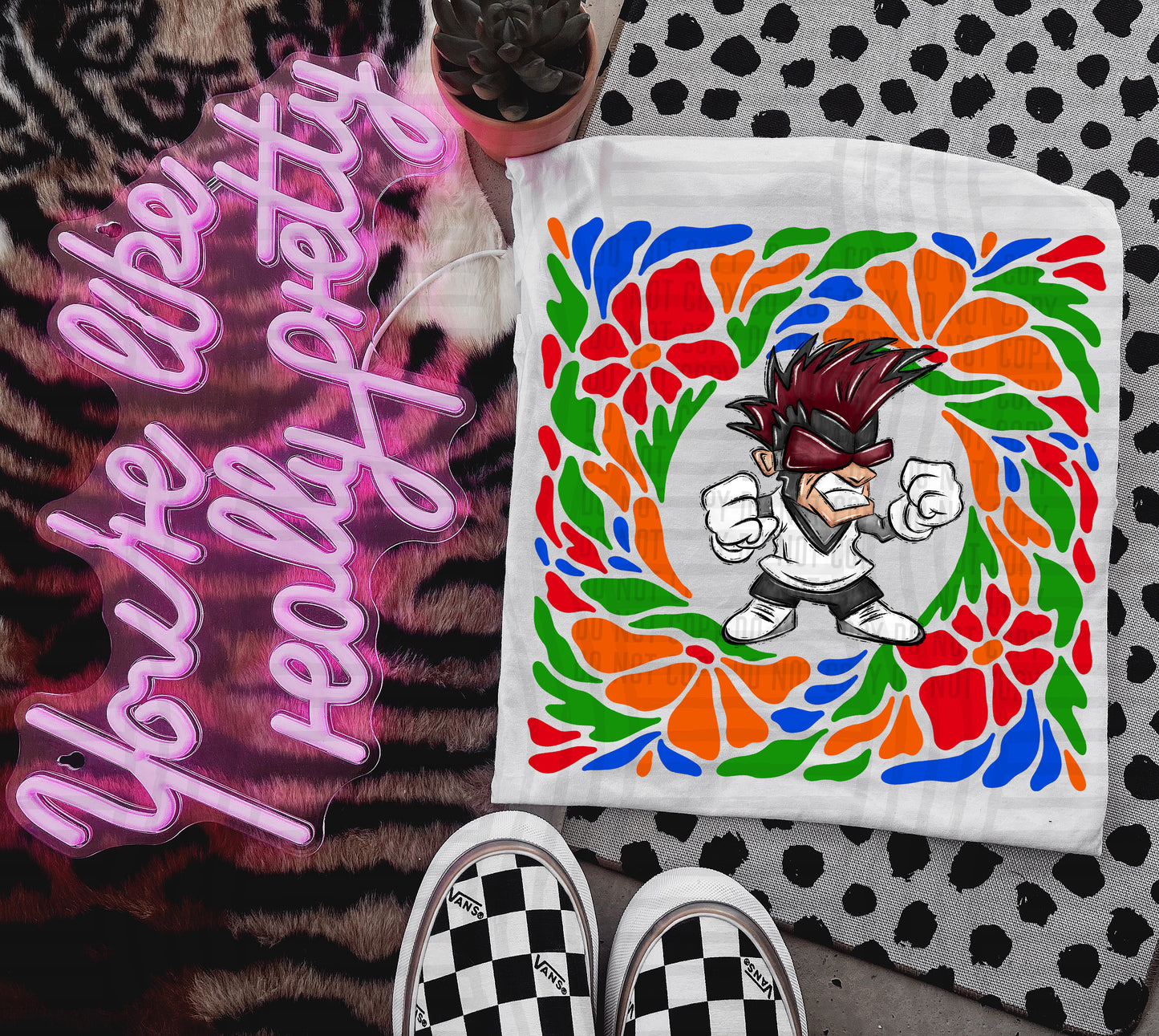 RETRO FLORAL MASCOT HEADS BUNDLE 74 DIGITALS :) - Digital download 300DPI PNG FILE