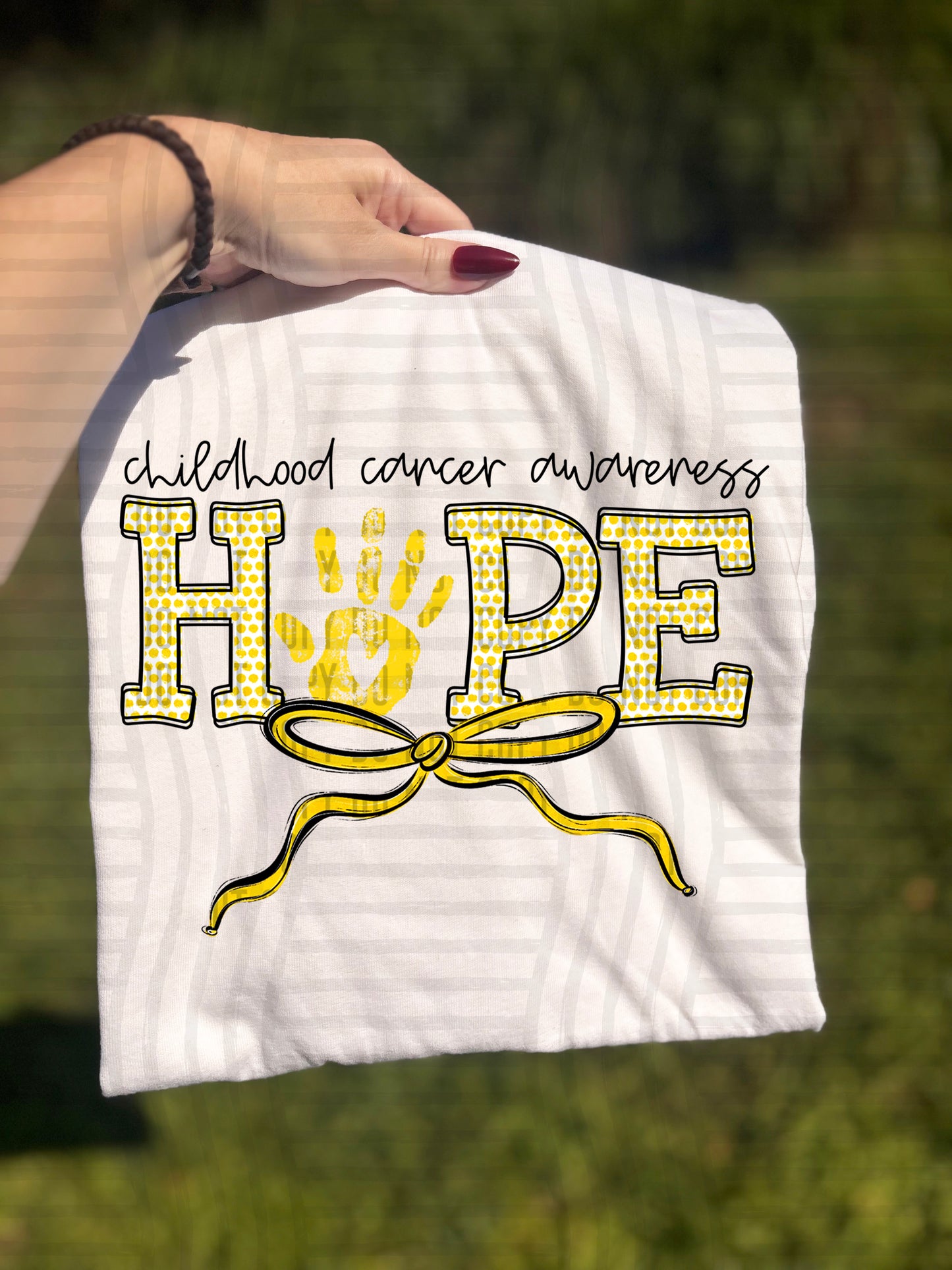 Childhood cancer awareness 300DPI PNG FILE