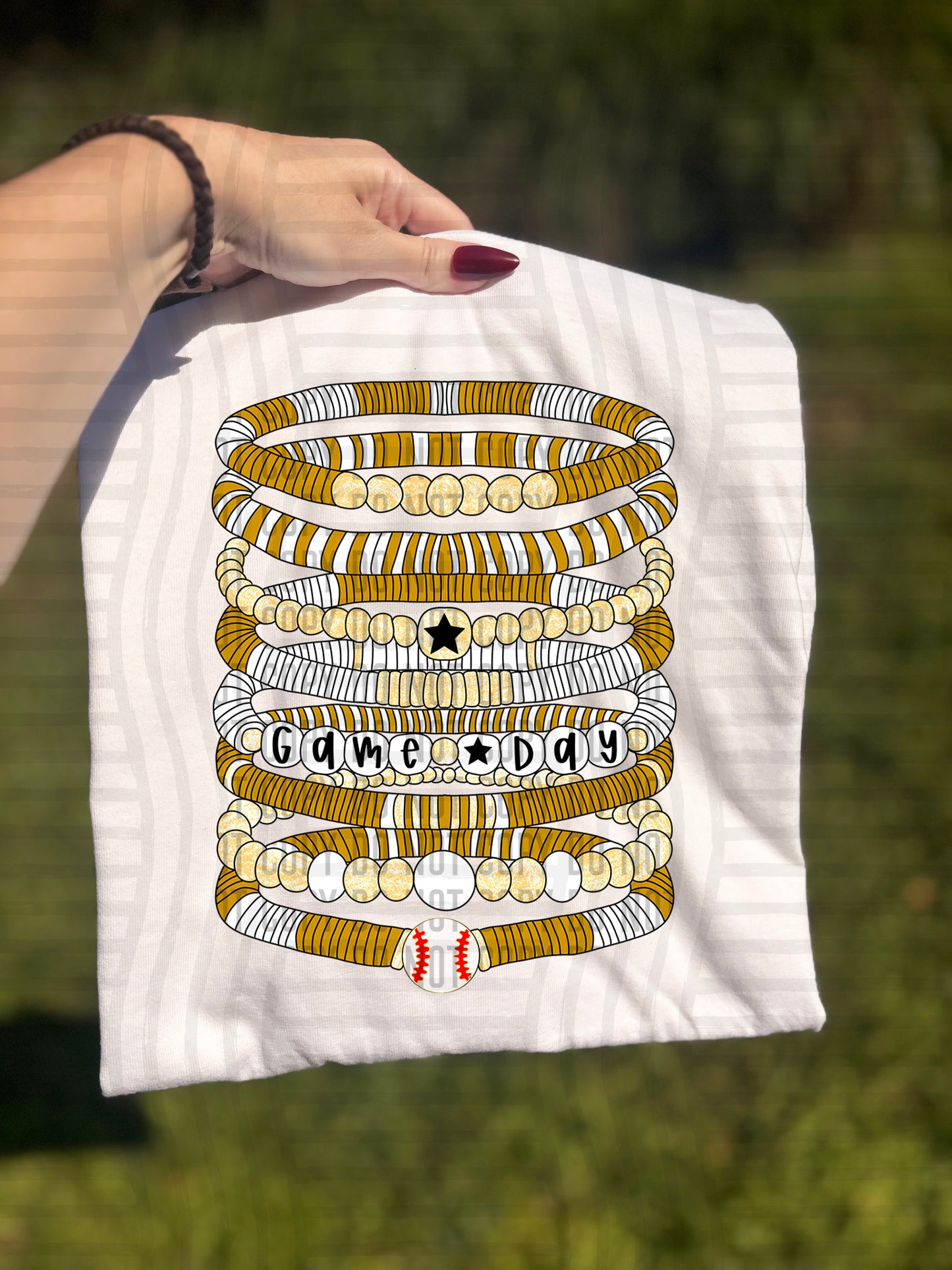 Bracelets - Baseball - Color Dropdown Digital Download 300DPI PNG FILE