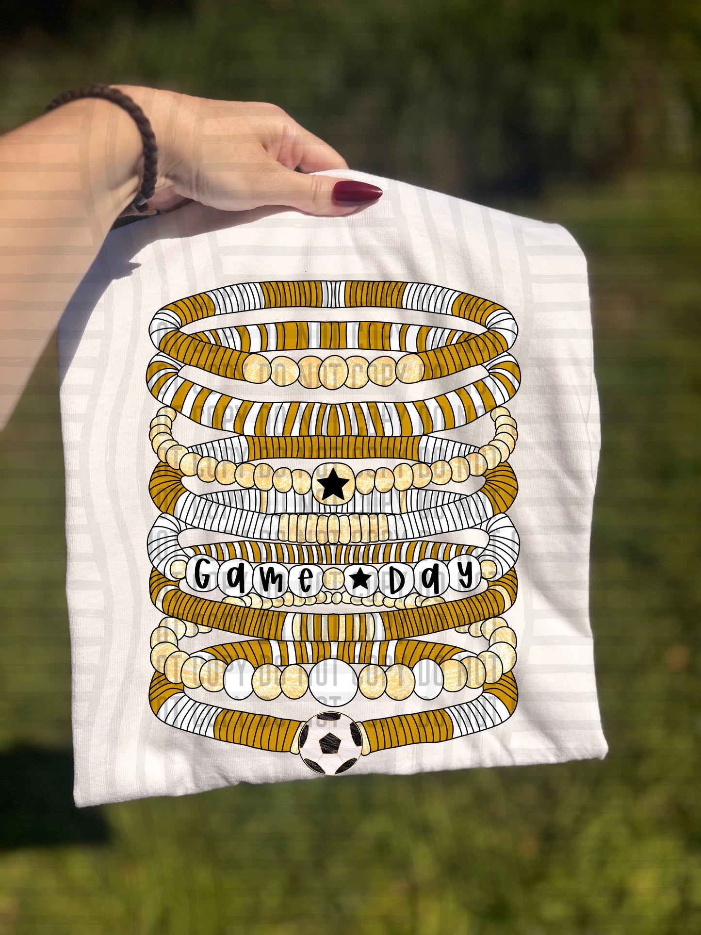 Bracelets - Soccer - Color Dropdown Digital Download 300DPI PNG FILE