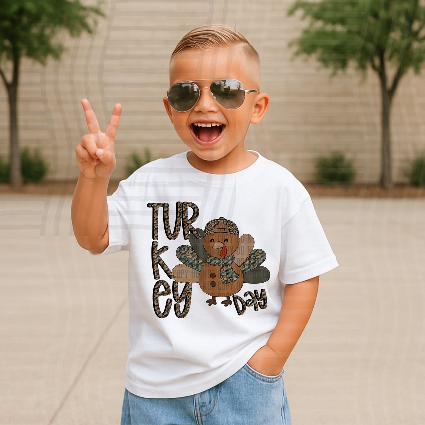 Turkey Day - Hand drawn and painted - 300DPI PNG FILE