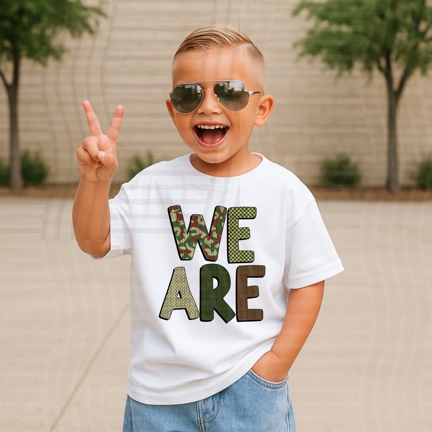 WE ARE CAMO - Dropdown + CUSTOM- Digital Download 300DPI PNG FILE