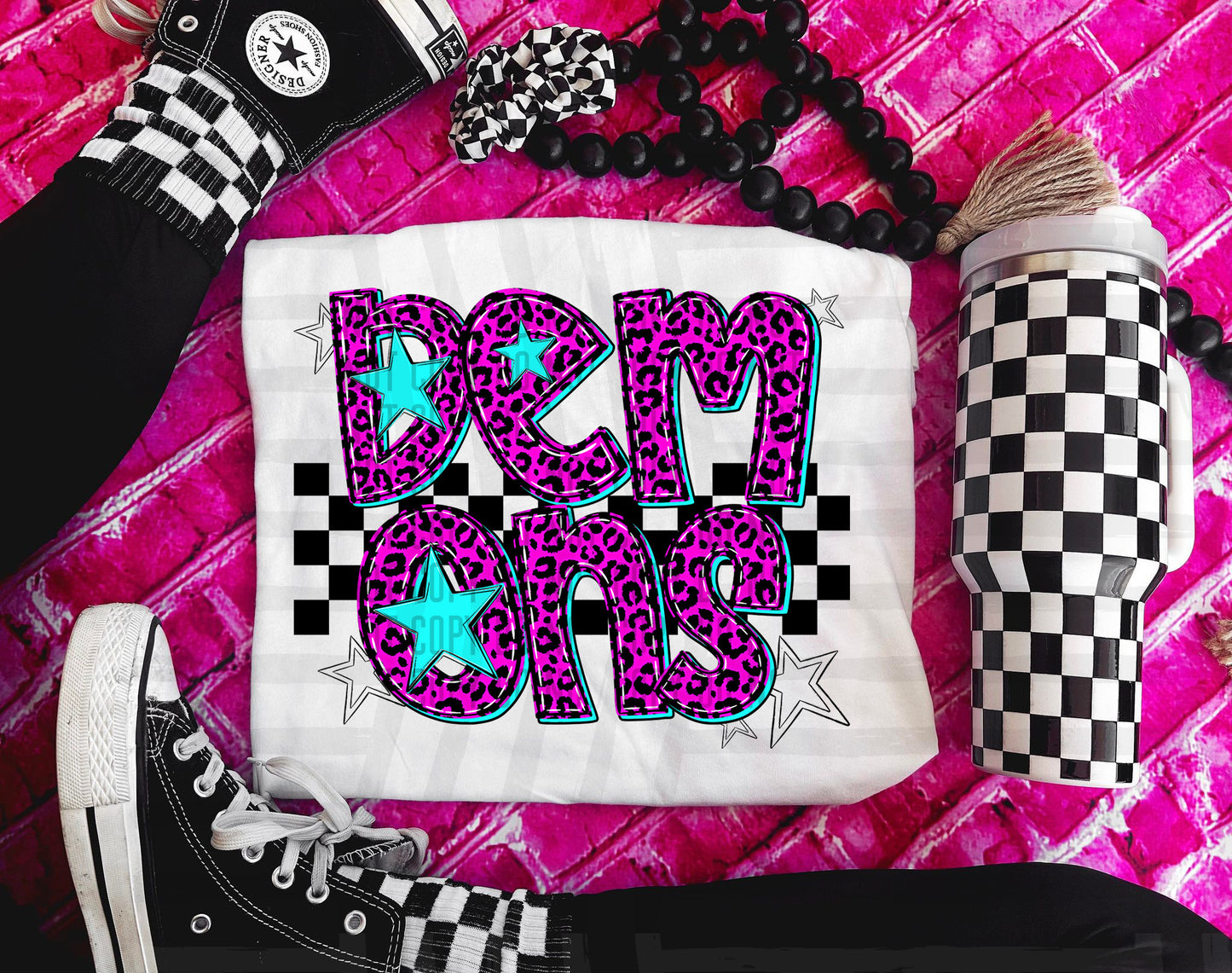 Pink checks - Dropdown + CUSTOM - Digital Download 300DPI PNG FILE