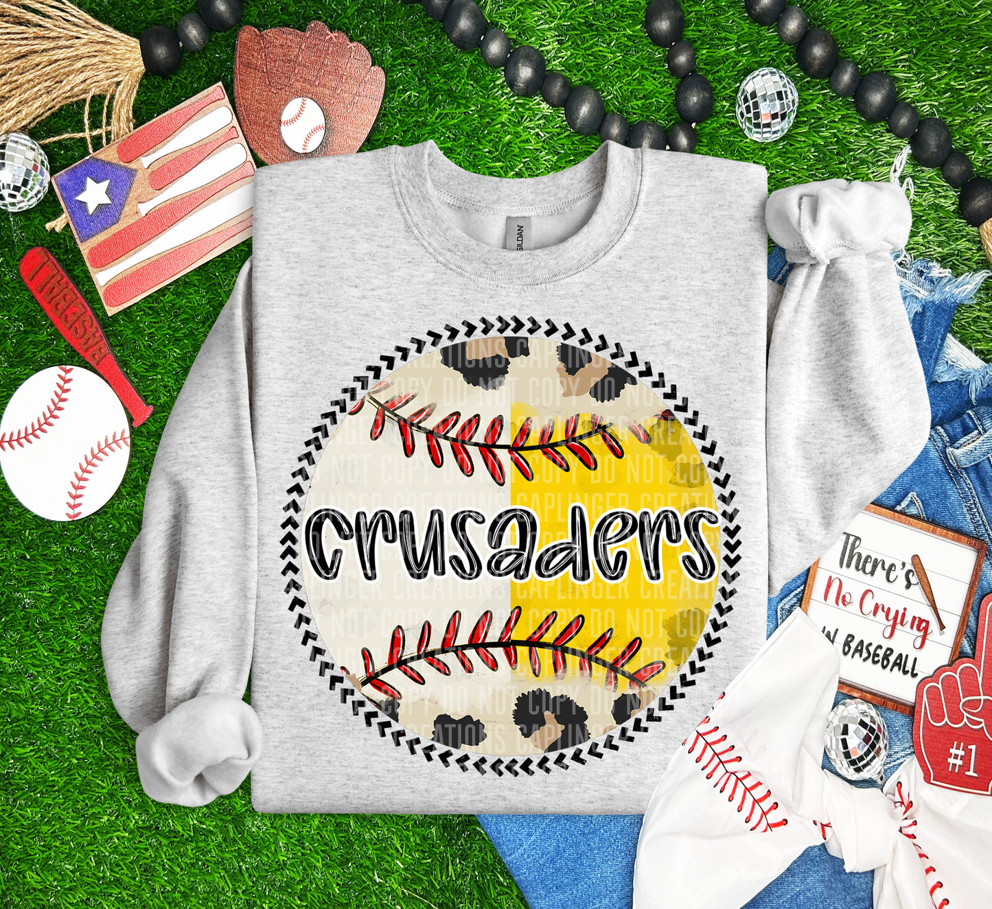 HALF BASEBALL / HALF SOFTBALL - Dropdown + CUSTOM Digital Download 300DPI PNG FILE